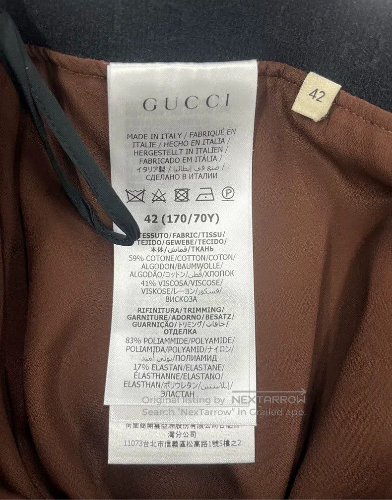Gucci Gucci Red-brown GG old flower full logo skirt long skirt Size 27" / US 4 / IT 40 - 4 Thumbnail