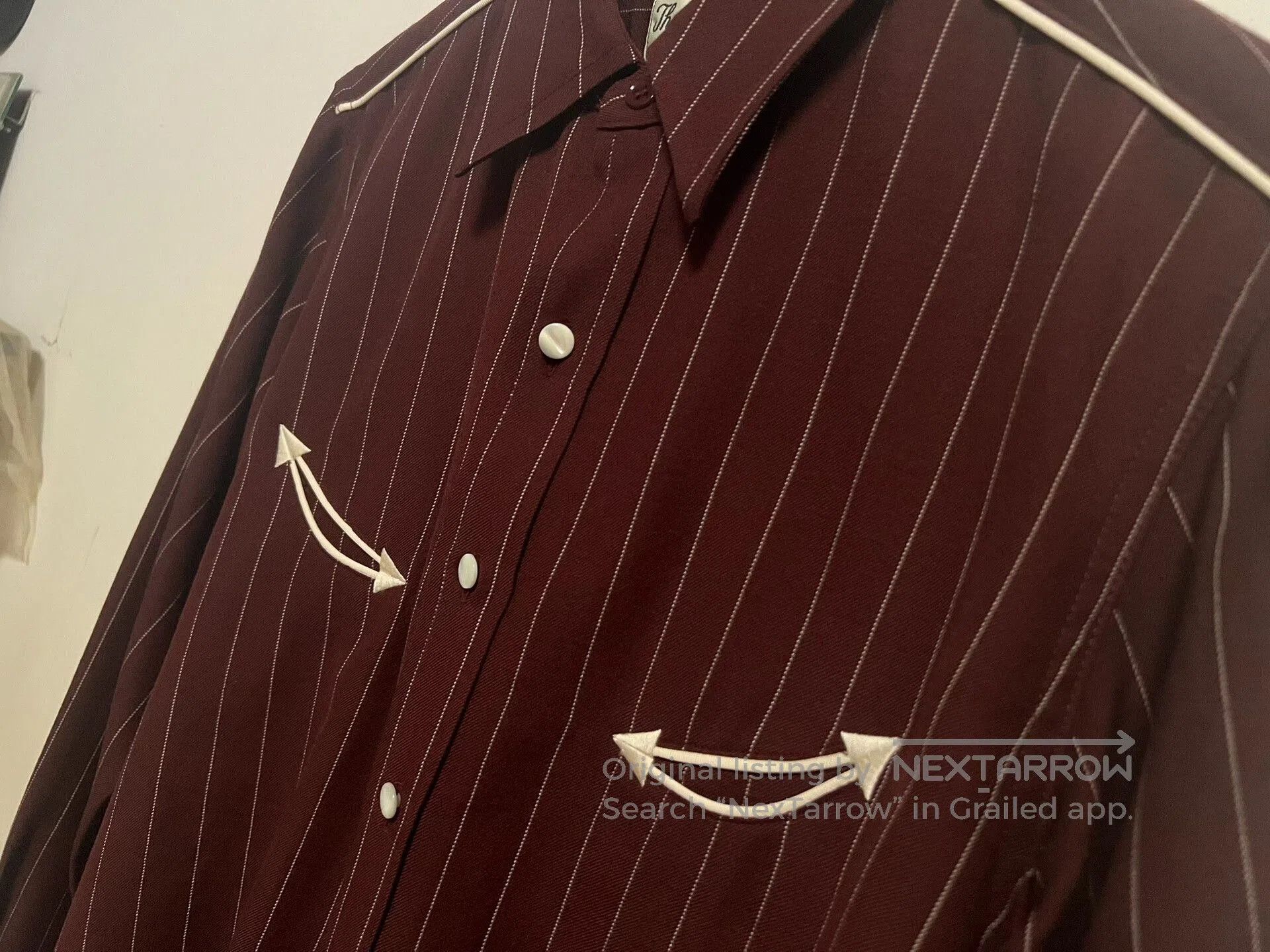 Wacko Maria wacko maria western shirt with stripes. Size US M / EU 48-50 / 2 - 7 Thumbnail