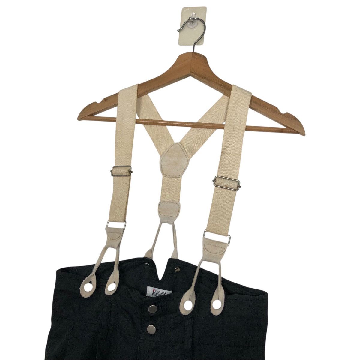 Issey Miyake Archival Issey Miyake High Waist Wide Leg Suspender Trousers Size US 30 / EU 46 - 13 Thumbnail