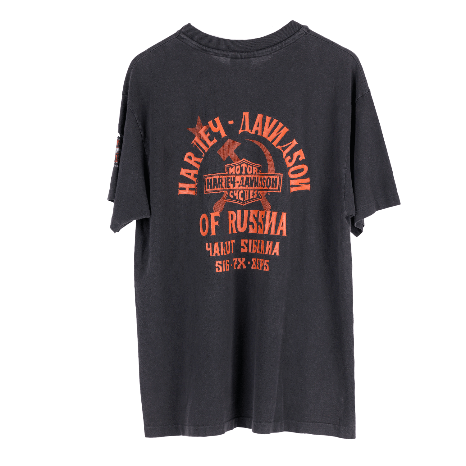 Vintage Harley Davidson Russia T-shirt Size US L / EU 52-54 / 3 - 2 Thumbnail