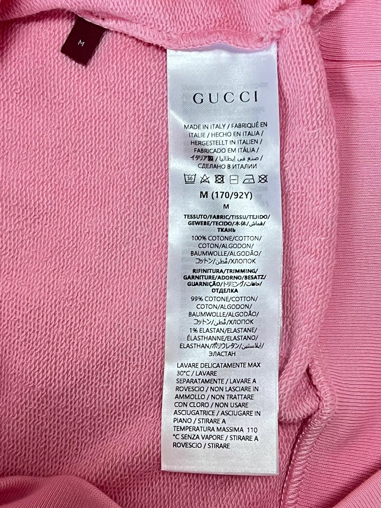 Gucci Gucci Women's Pink Logo Crewneck Sweatshirt M Size M / US 6-8 / IT 42-44 - 7 Thumbnail