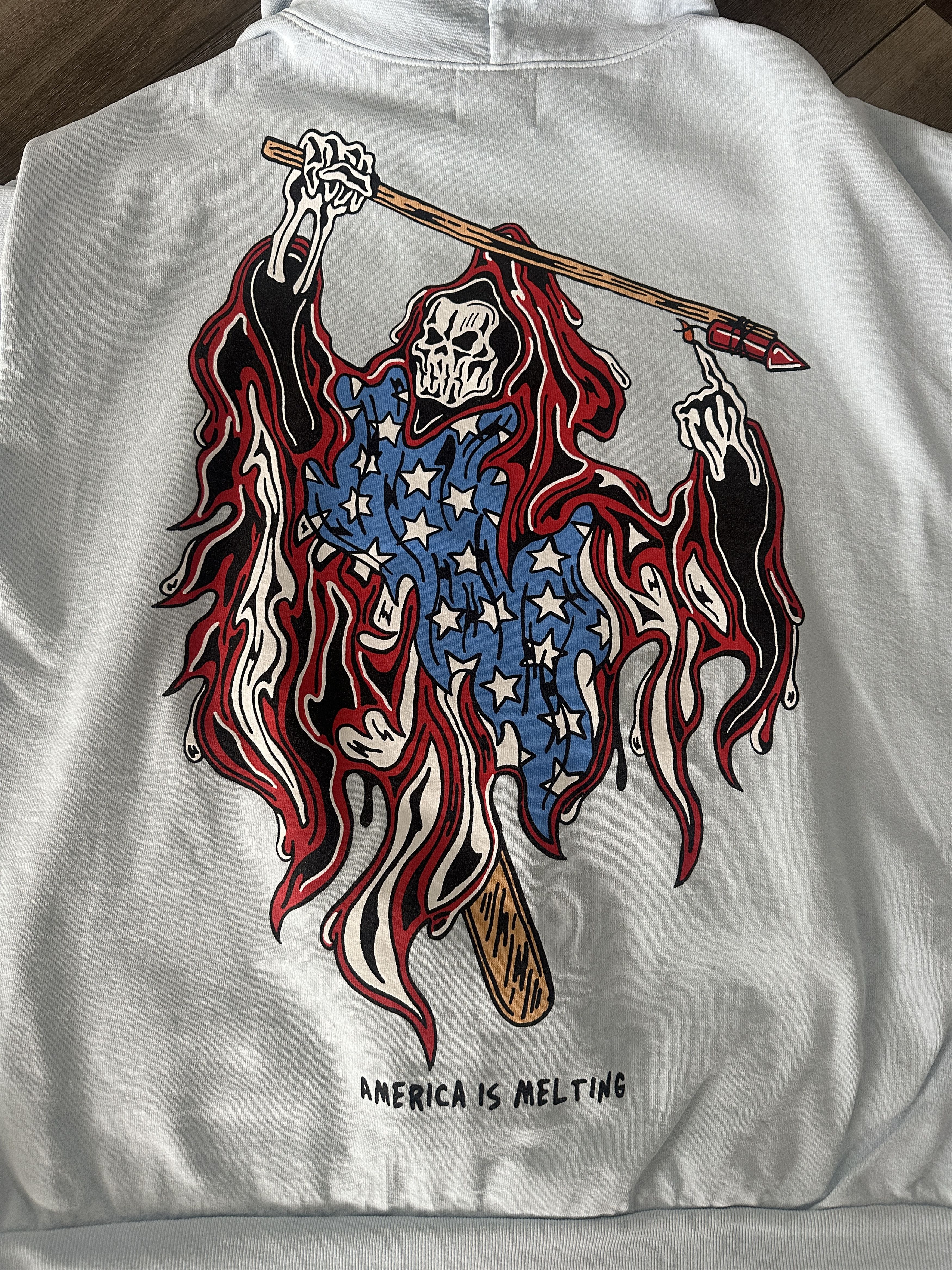 Warren Lotas Warran Lotas "America is Melting" Size US XL / EU 56 / 4 - 6 Thumbnail
