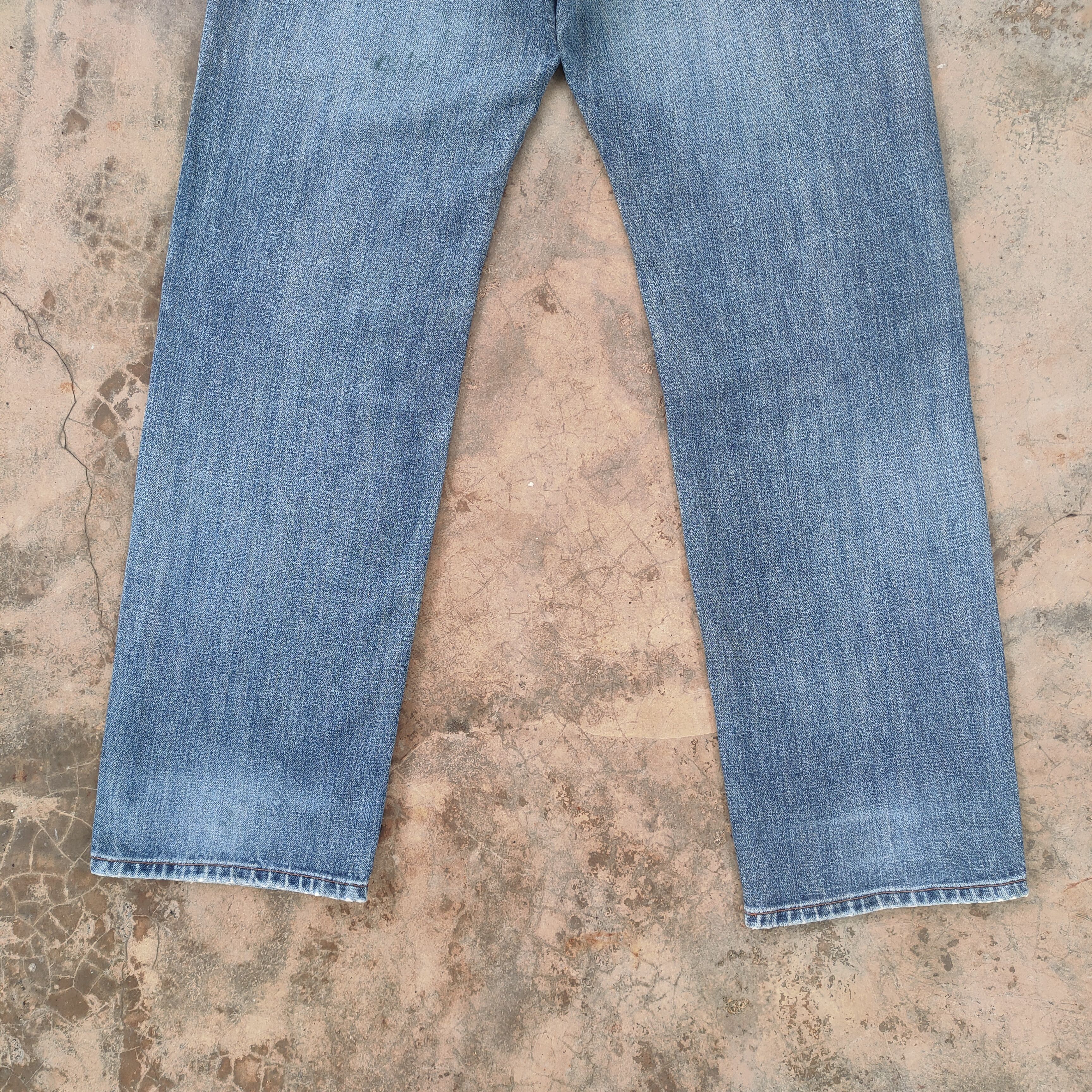 Wrangler VINTAGE WRANGLER FADED RIPPED JEANS DENIM PANTS Size US 32 / EU 48 - 12 Thumbnail