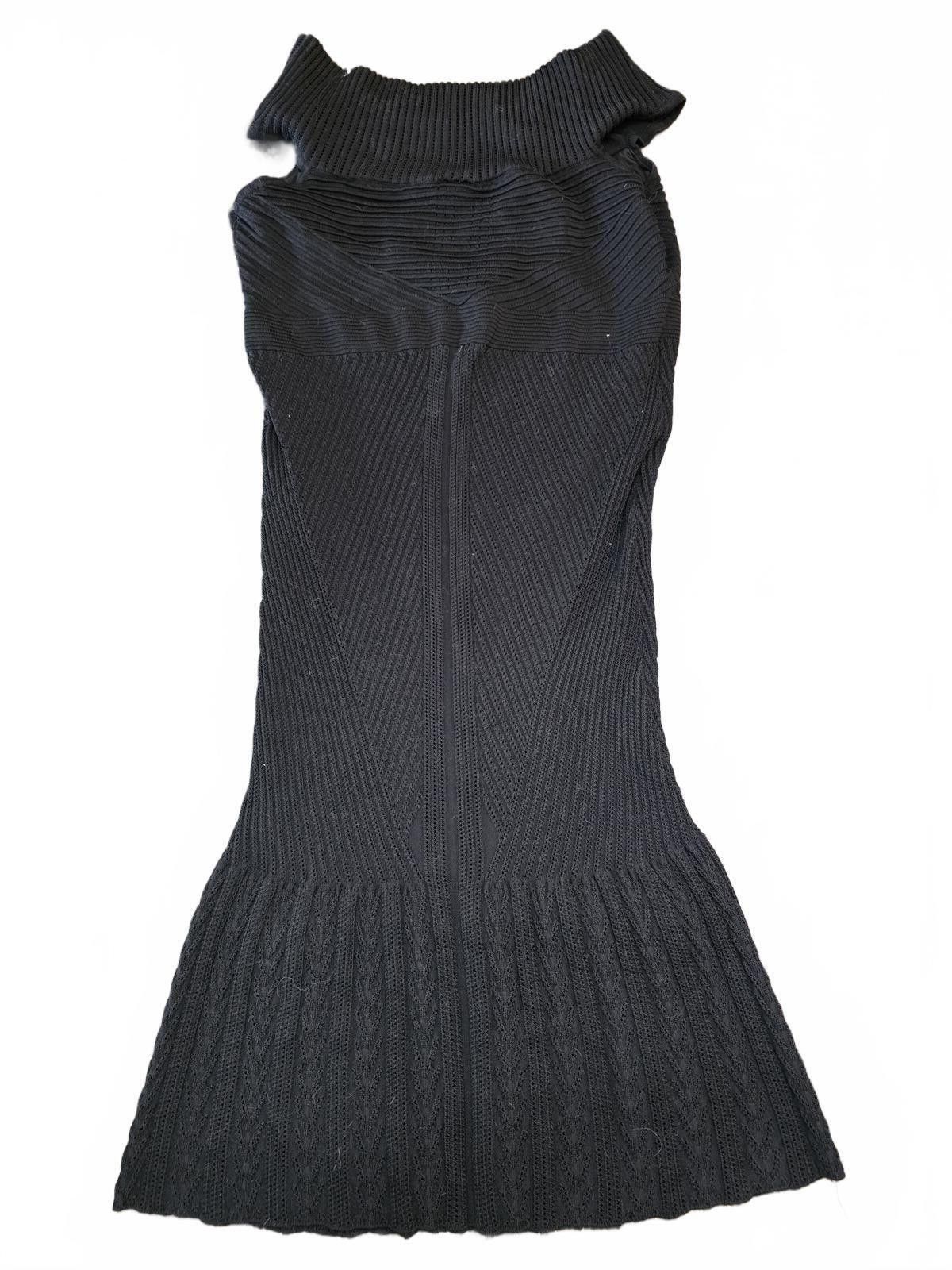 Other Torrid Black Sleeveless Midi Bodycon Cable Knit Dress Size 3 Size 3XL / US 20-22 - 3 Thumbnail