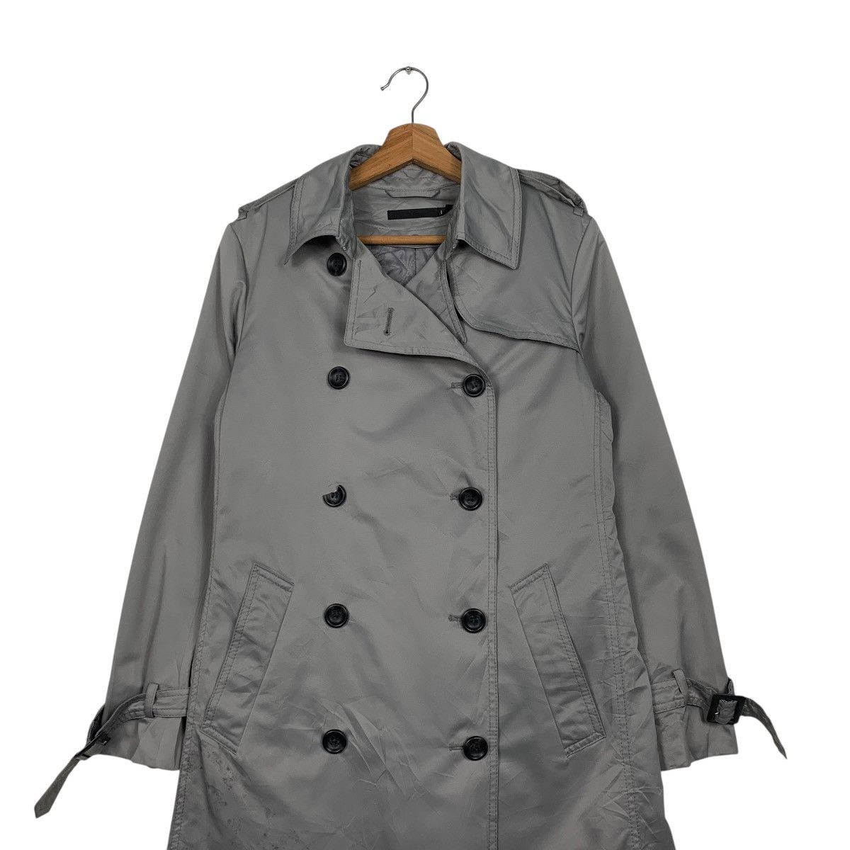 Uniqlo Uniqlo Double Breast Trench Coat Size L / US 10 / IT 46 - 3 Thumbnail