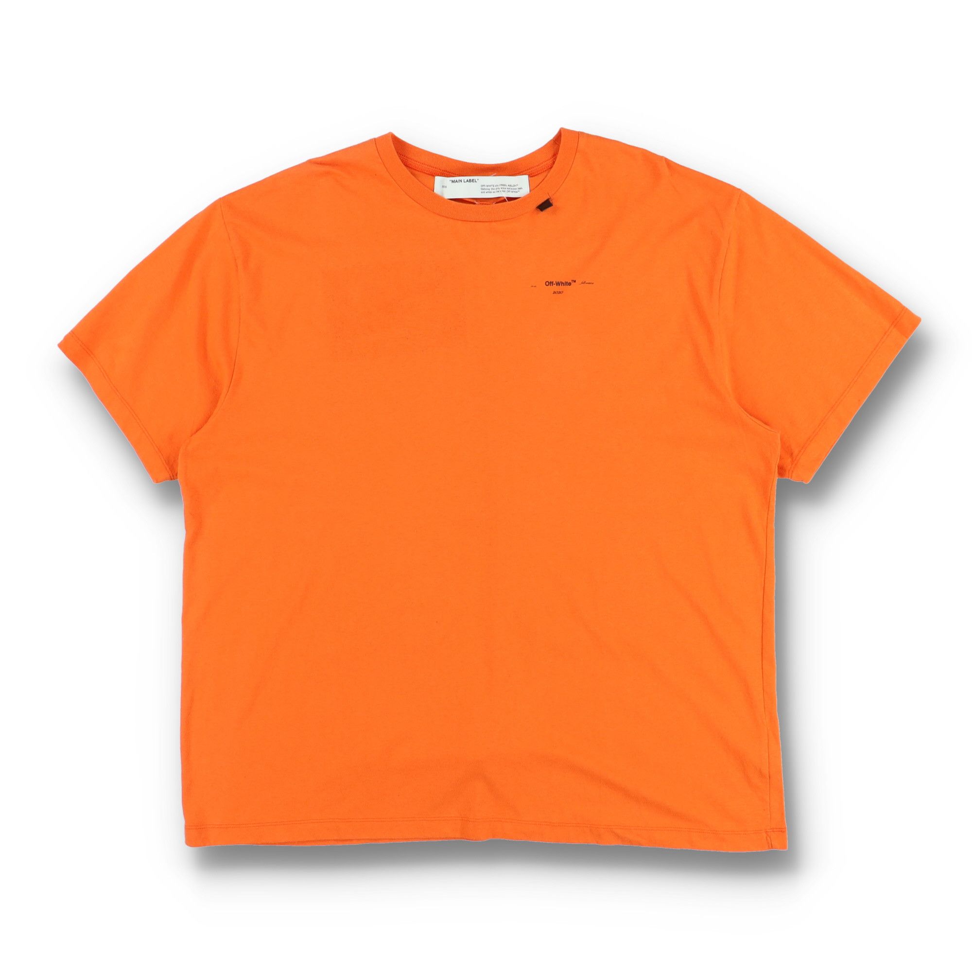 Off-White Orange Embroidered Scribble Arrows Oversized Logo T-Shirt Size US M / EU 48-50 / 2 - 5 Thumbnail