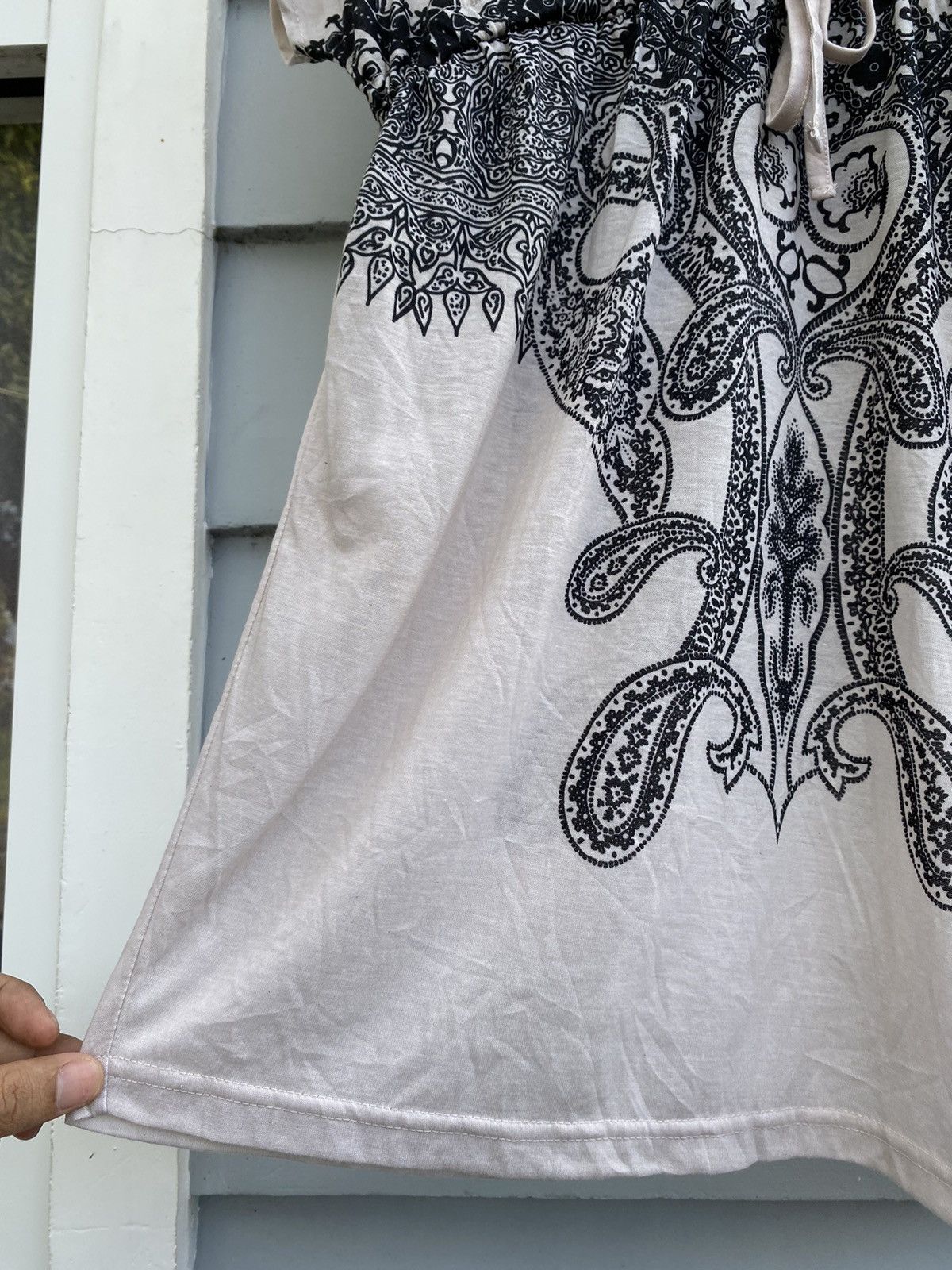 If Six Was Nine Chamelle Flower Paisley Bohemian Top Size M / US 6-8 / IT 42-44 - 6 Thumbnail