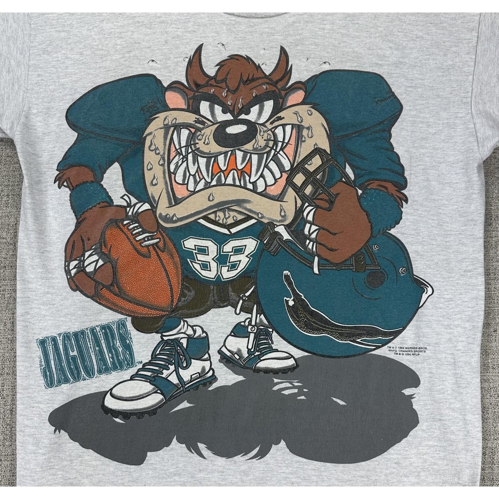 Changes Vintage Jacksonville Jaguars Shirt XL Football Taz Changes Size US XL / EU 56 / 4 - 2 Thumbnail