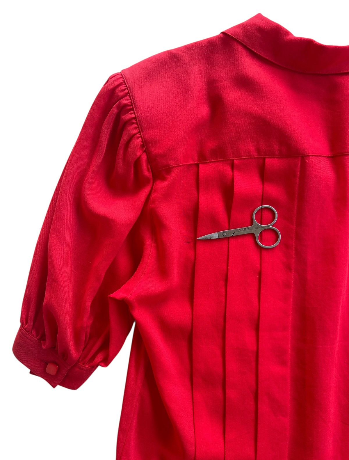 Christian Dior Monsieur CD Pleated Cropped Shirt Dress Size S / US 4 / IT 40 - 8 Thumbnail