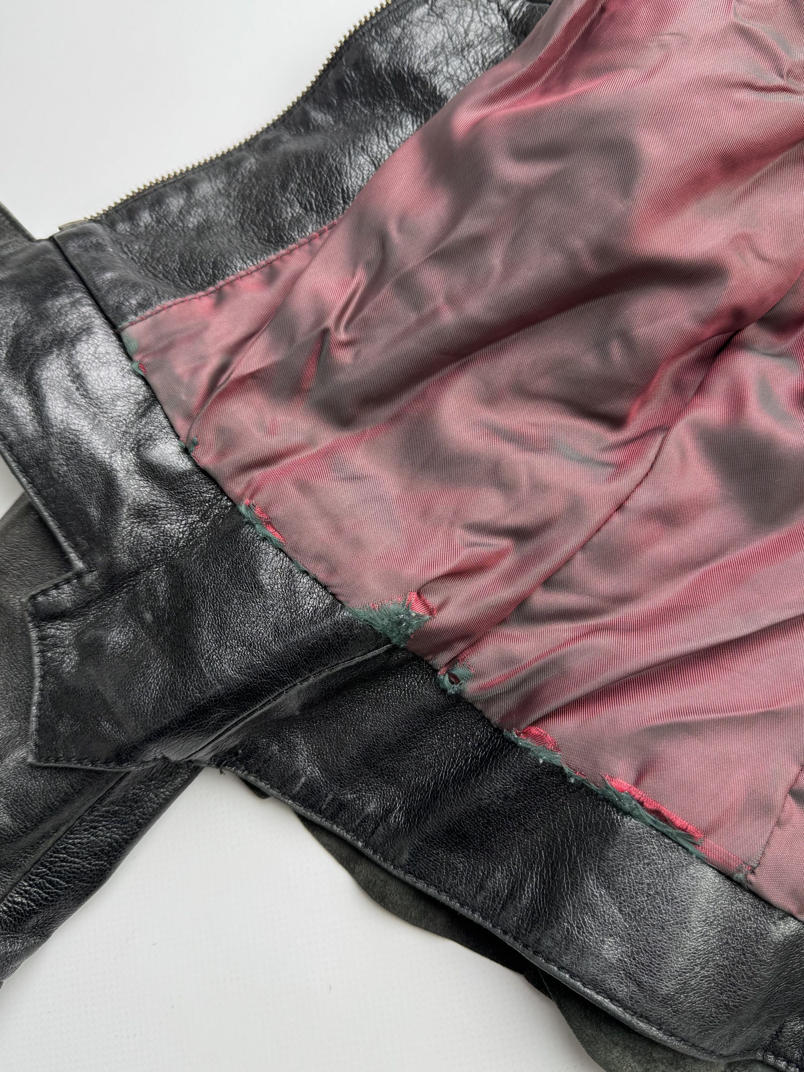 Japanese Brand Vintage Cropped Leather Jacket B416(V175) Size S / US 4 / IT 40 - 8 Thumbnail