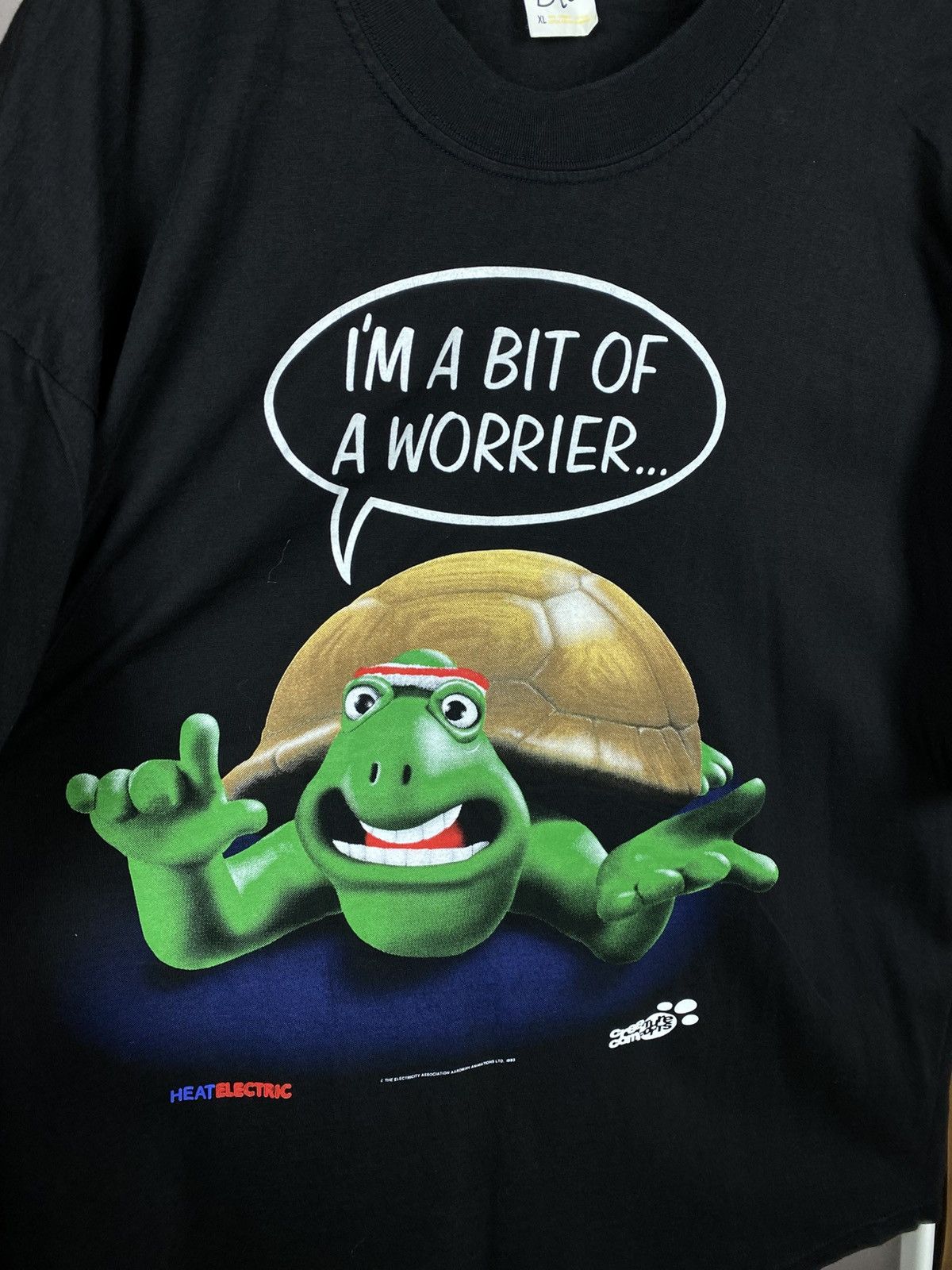 Vintage 🐢Vintage 1993 T-Shirt Movie Creature Comforts Aardman Anima🐢 Size US XL / EU 56 / 4 - 2 Thumbnail