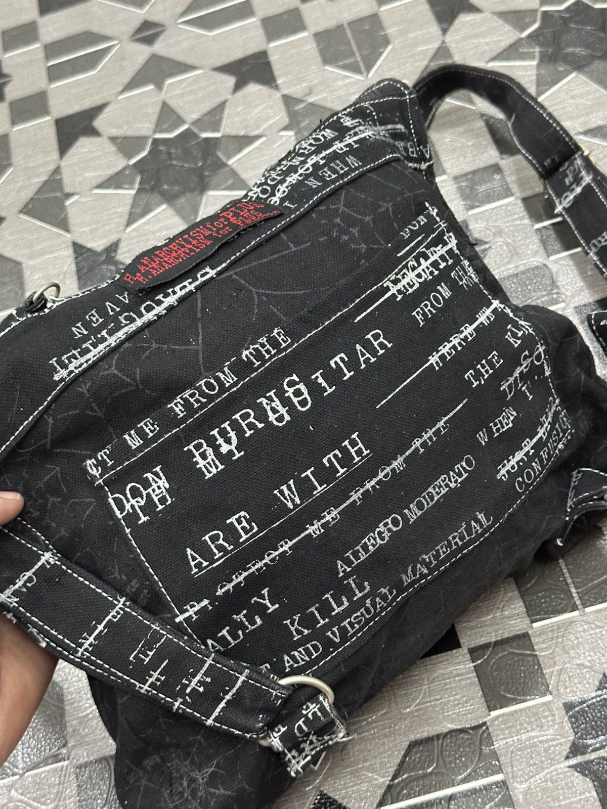Seditionaries H.Nato Anarchyism For Plus Seditionaries Punk Bag Size ONE SIZE - 12 Thumbnail