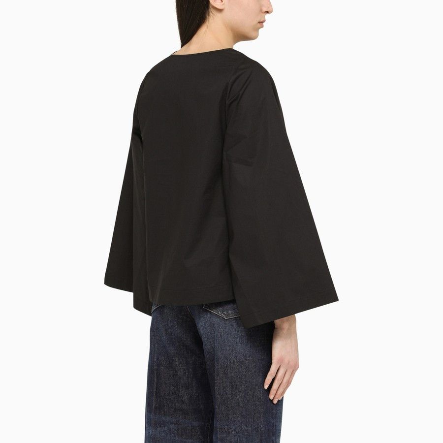 By Malene Birger o1d2blof0824 Wide Blouse in Black Size XXS / US 00 / IT 34 - 3 Thumbnail