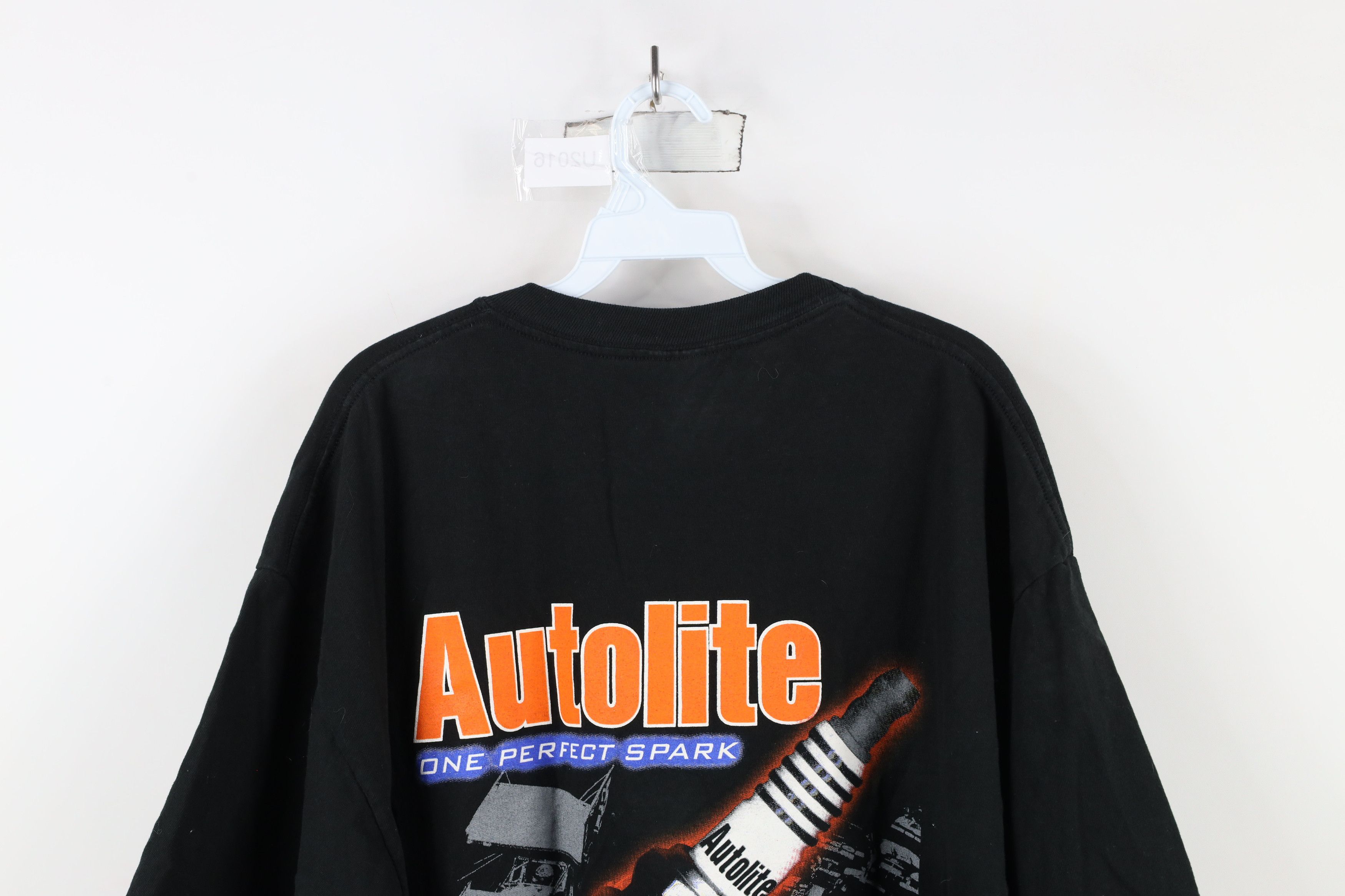 Vintage Vintage NASCAR Autolite Spark Plugs T-Shirt Black Cotton Size US XXL / EU 58 / 5 - 10 Thumbnail
