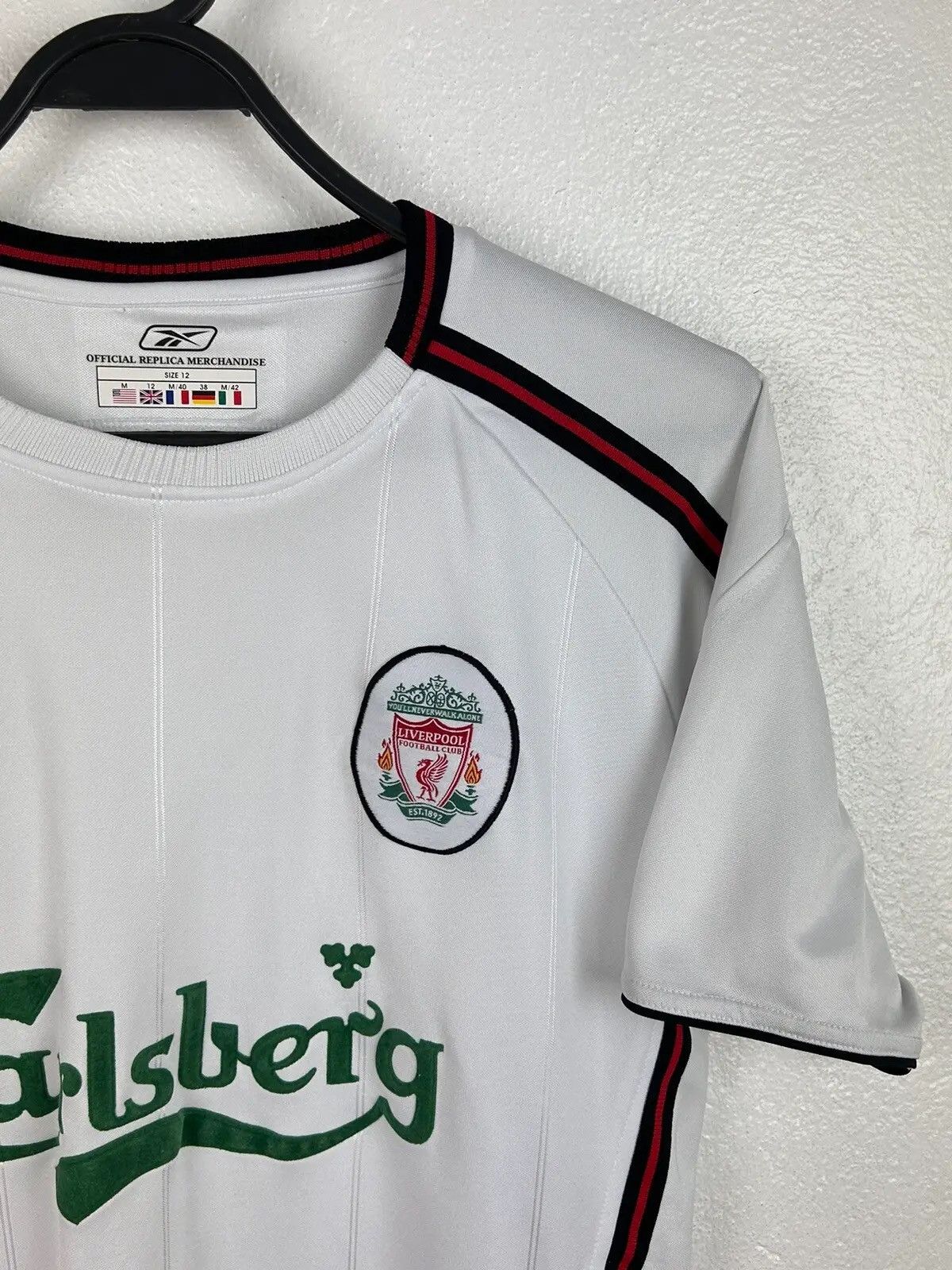 Reebok 00s Vintage Reebok x Liverpool FC 2003/04 Away Kit Jersey Size US XS / EU 42 / 0 - 2 Thumbnail