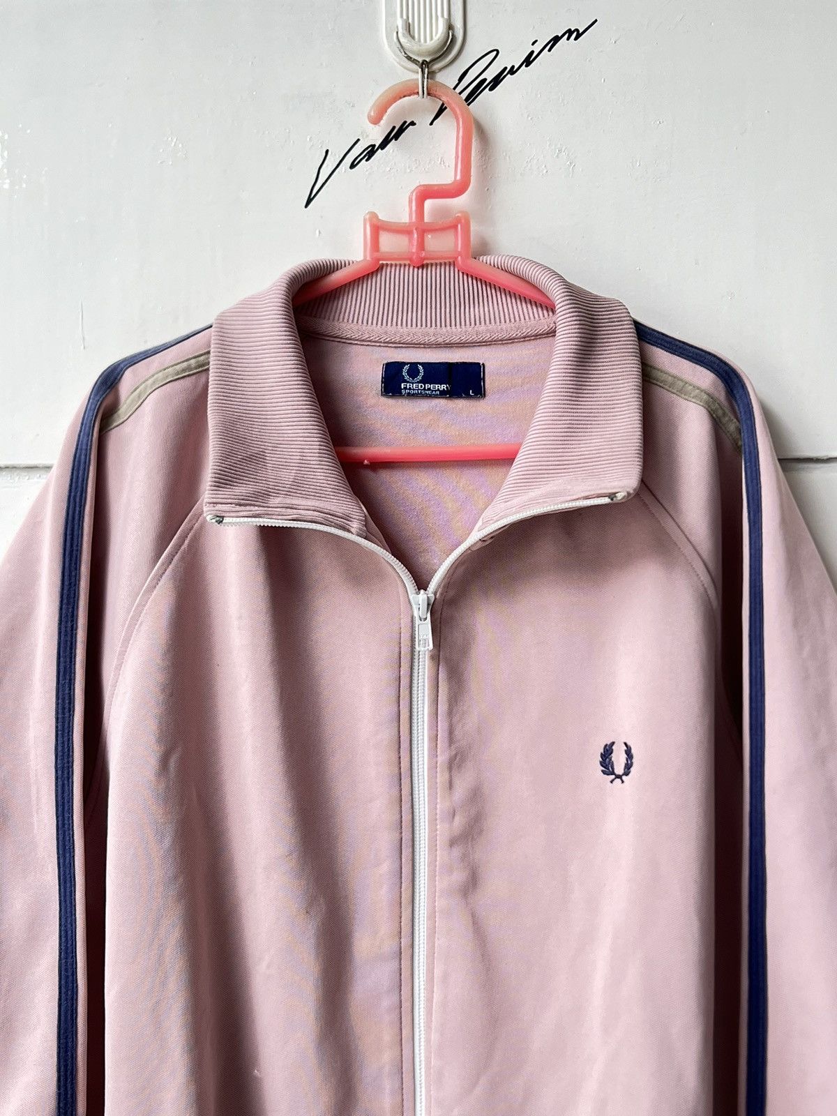 Fred Perry PRED PERRY Sportswear Pink Jacket Size US L / EU 52-54 / 3 - 3 Thumbnail