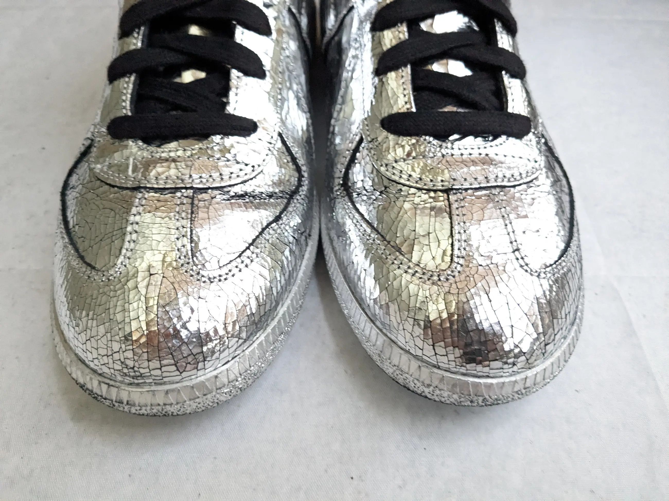 Maison Margiela Maison Margiela Replica GAT Silver 10 43 Low Tops Black Size US 10 / EU 43 - 4 Thumbnail