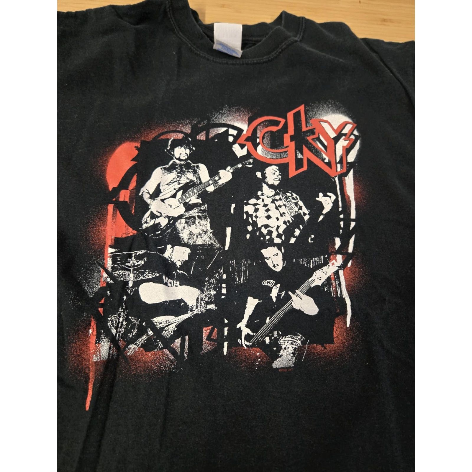 Gildan VINTAGE CKY Band Shirt Mens Medium Black Graphic Tee Gildan Ultra Cotton Rock Concert Size US M / EU 48-50 / 2 - 2 Thumbnail