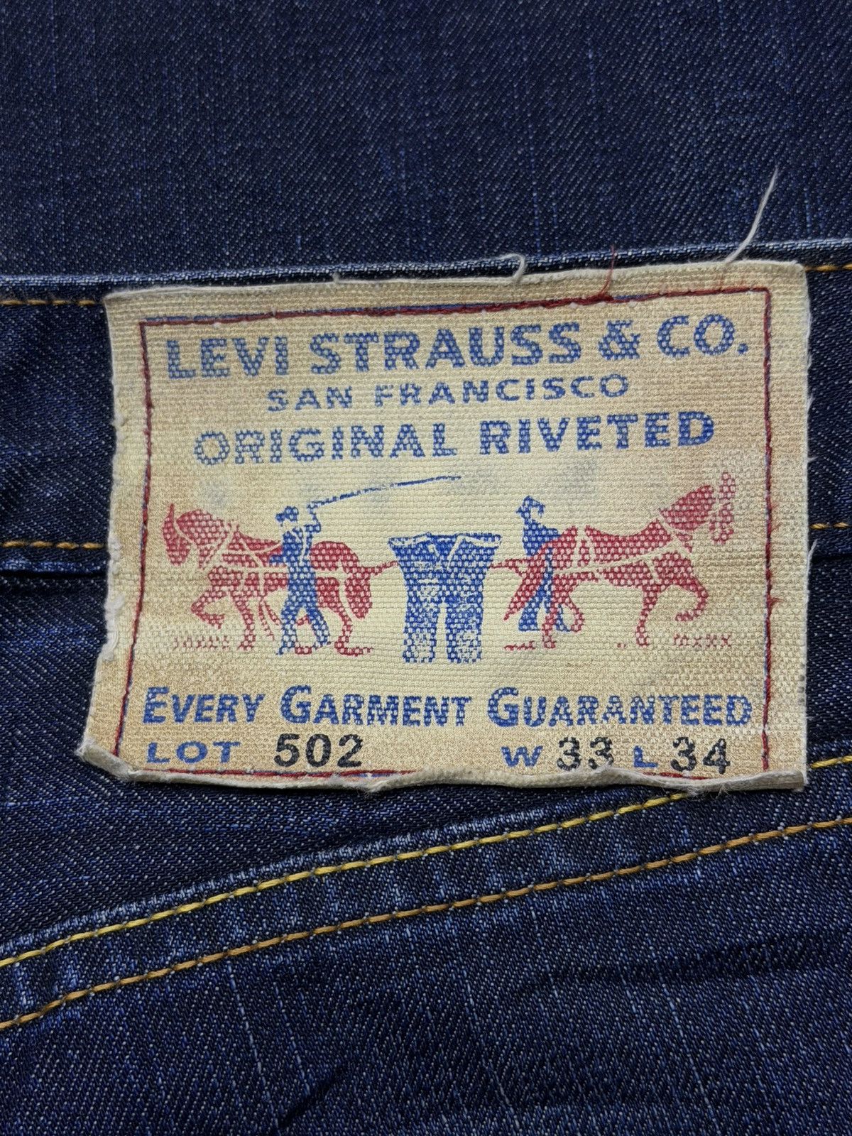 Levi's Vintage Levi’s 502 Japan Denim Jeans | Regular Straight |W35 Size US 35 - 12 Thumbnail