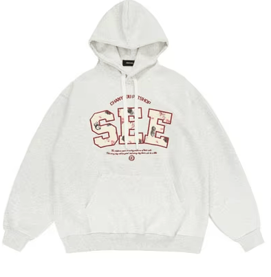 Japanese Brand × Vintage "See-White-L" Hooded Sweatshirt Size US L / EU 52-54 / 3 - 1 Thumbnail
