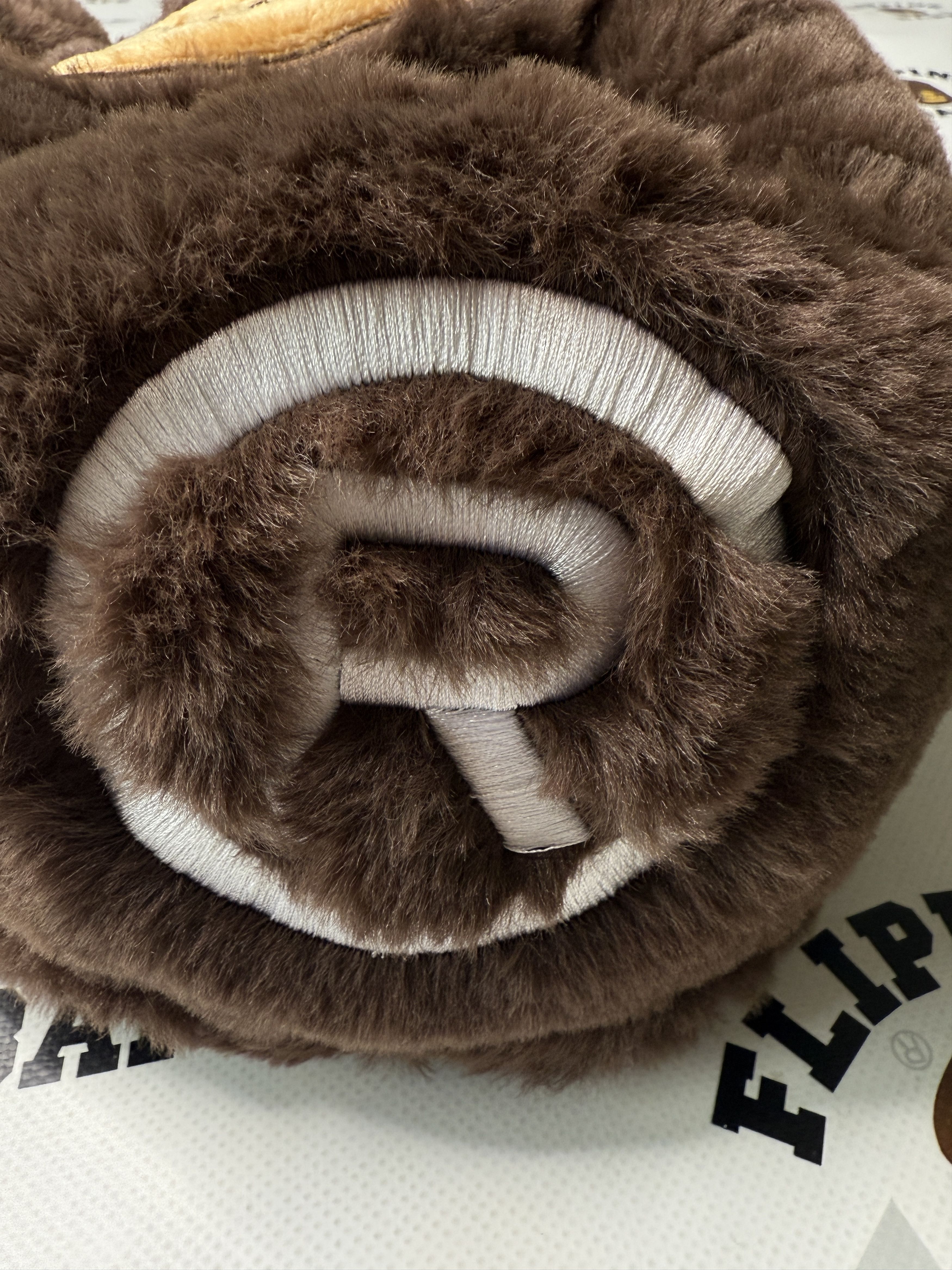 BAPE BAYC FURRY SLIDES BROWN S 【公式通販】