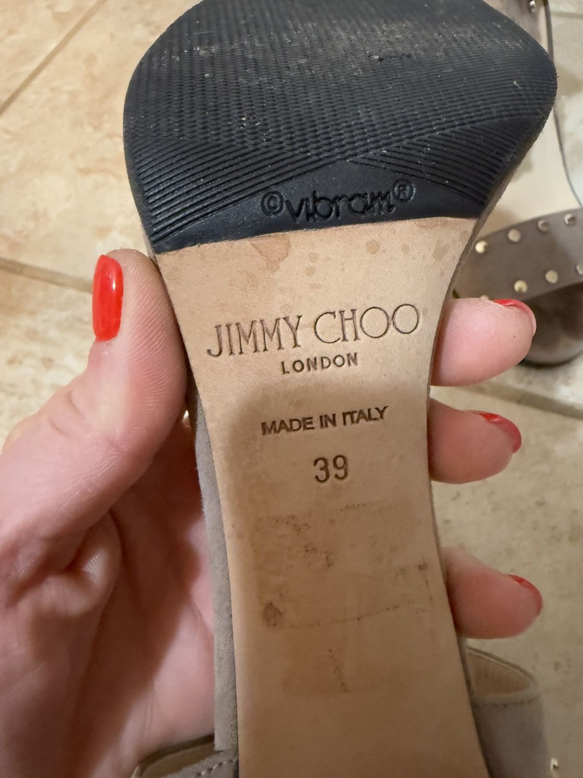 Jimmy Choo suede heeled High Heel Sandals Jimmy choo Size US 9 / IT 39 - 3 Thumbnail