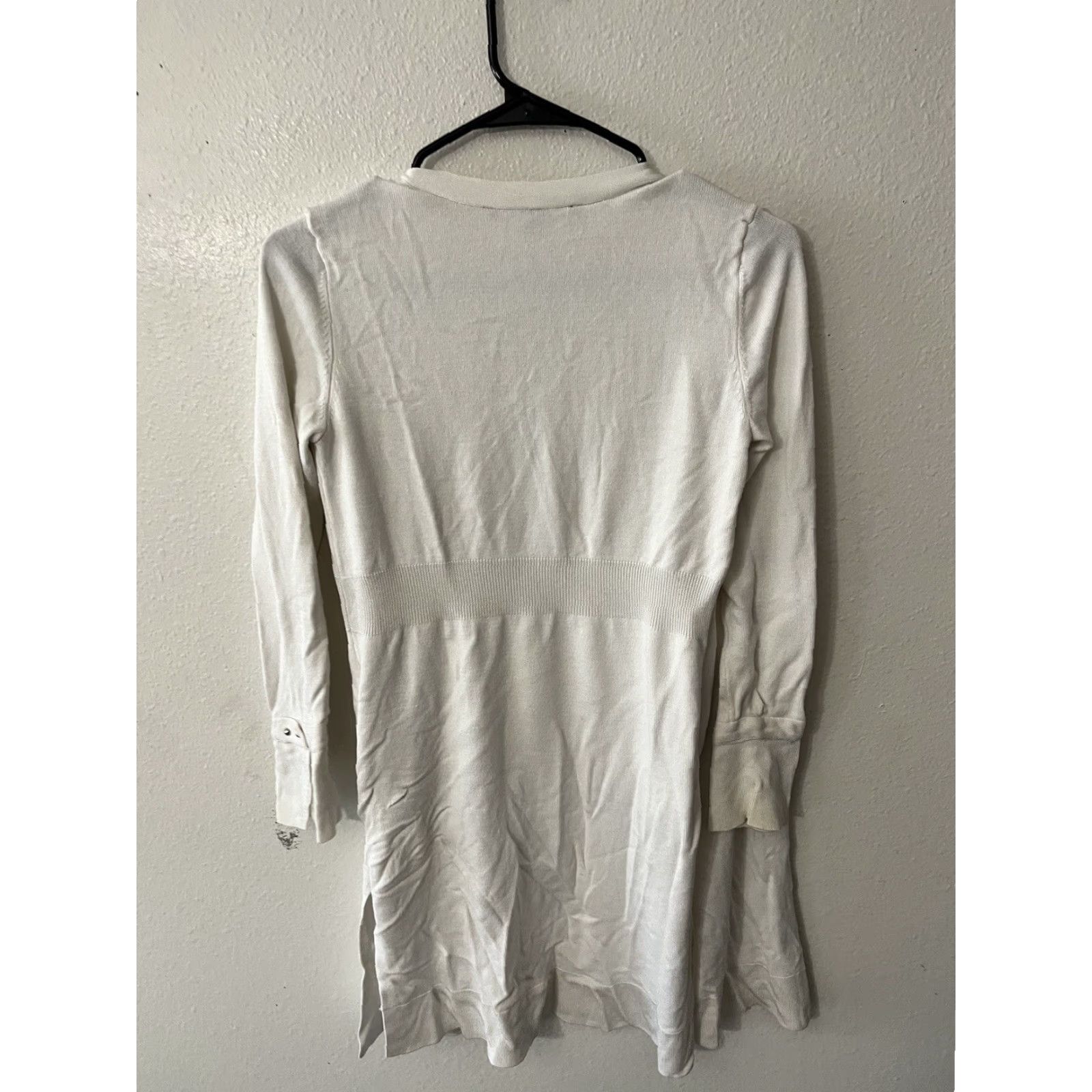 White House Black Market WHITE HOUSE BLACK MARKET Cream Cardigan Sweater Women XS Stylish Size XS / US 0-2 / IT 36-38 - 2 Thumbnail