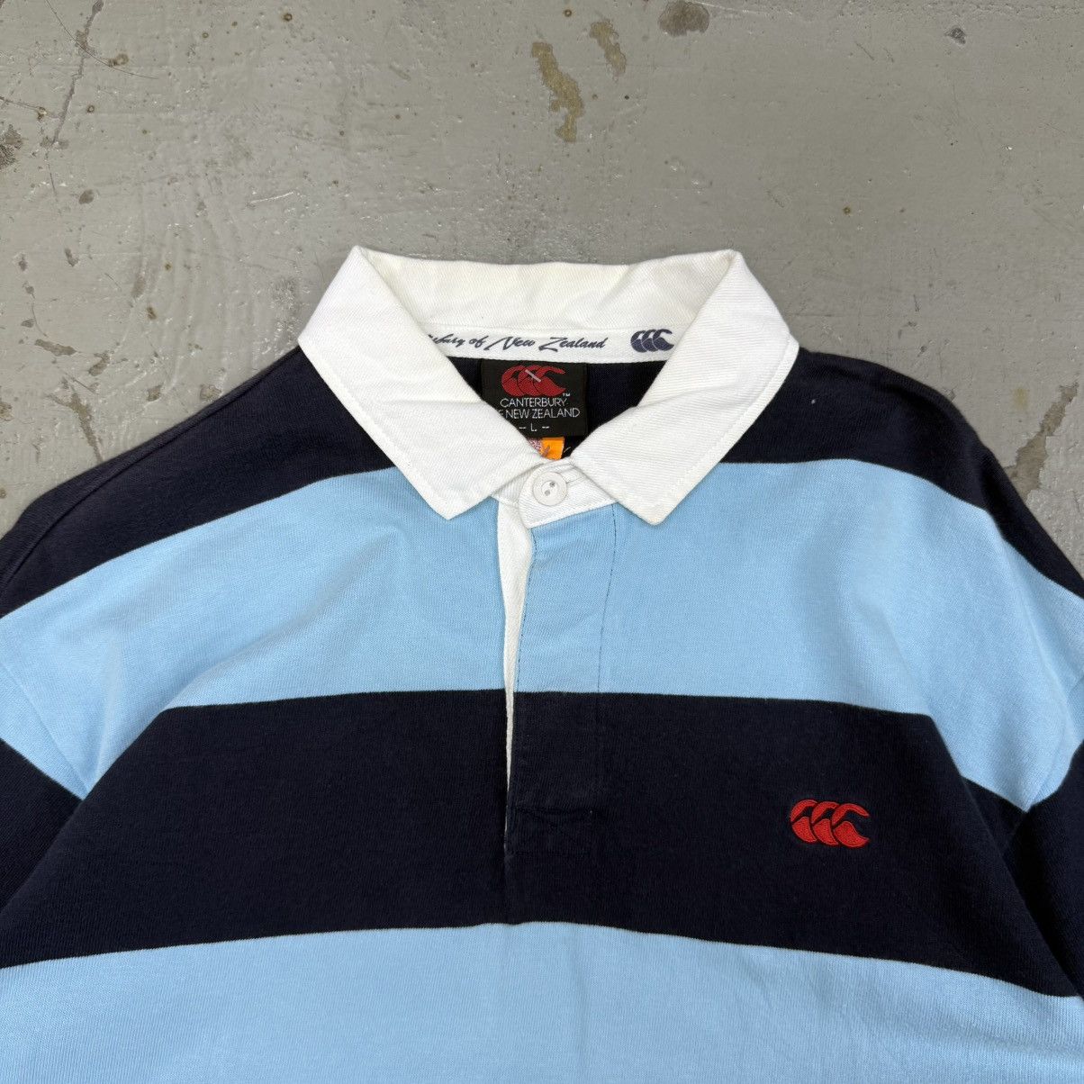 Canterbury of New Zealand × Vintage Vintage Canterbury Stripe Rugby Shirt Size US XL / EU 56 / 4 - 2 Thumbnail