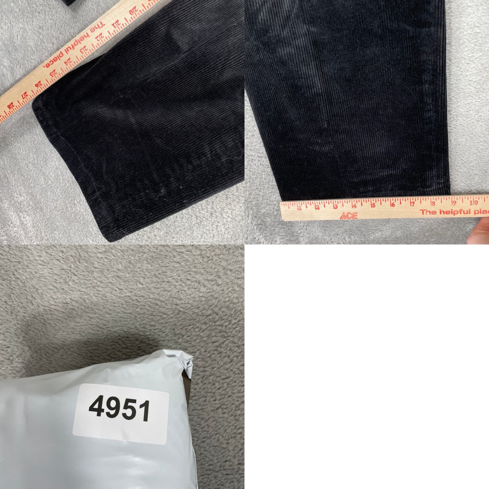 Polo Ralph Lauren Polo Ralph Lauren Corduroy Pants Mens 38x32 Black Classic Fit Hem Size US M / EU 48-50 / 2 - 8 Thumbnail