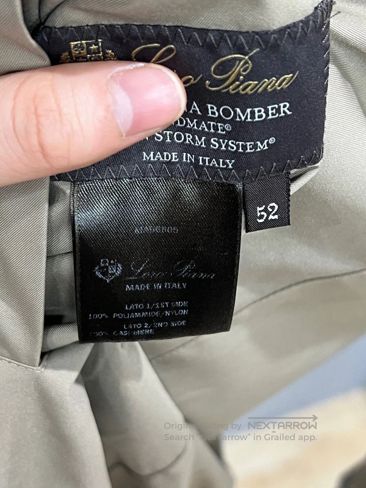 Loro Piana Double-Sided Bomber Jacket by Loro Piana. Size US L / EU 52-54 / 3 - 5 Thumbnail