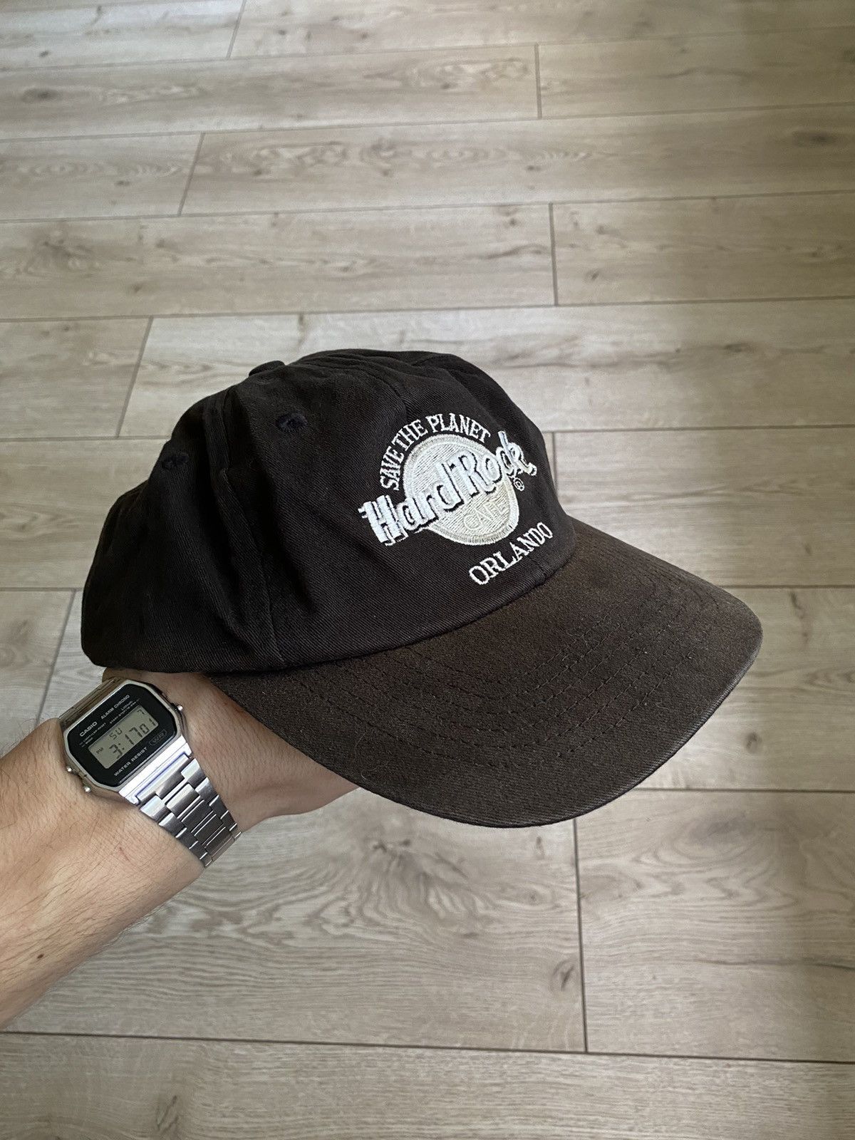 Hard Rock Cafe × Vintage Vintage 90s Hard Rock Cafe Orlando Har Cap Size ONE SIZE - 1 Thumbnail
