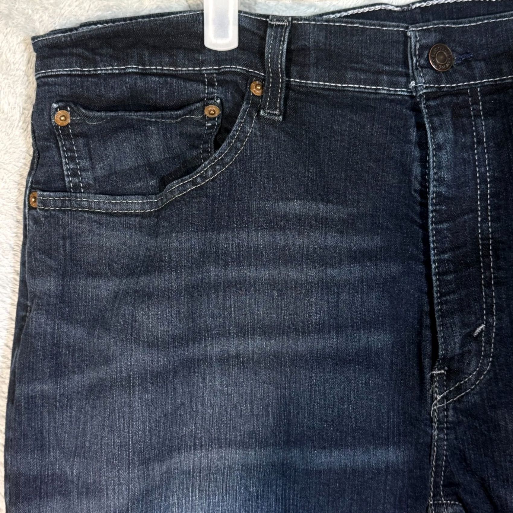 Levi's Levi’s 559 Jeans Men’s 36 x 34 Blue Denim Relaxed Fit High-Rise Straight Leg (Zipper Fly) Size US 36 / EU 52 - 3 Thumbnail