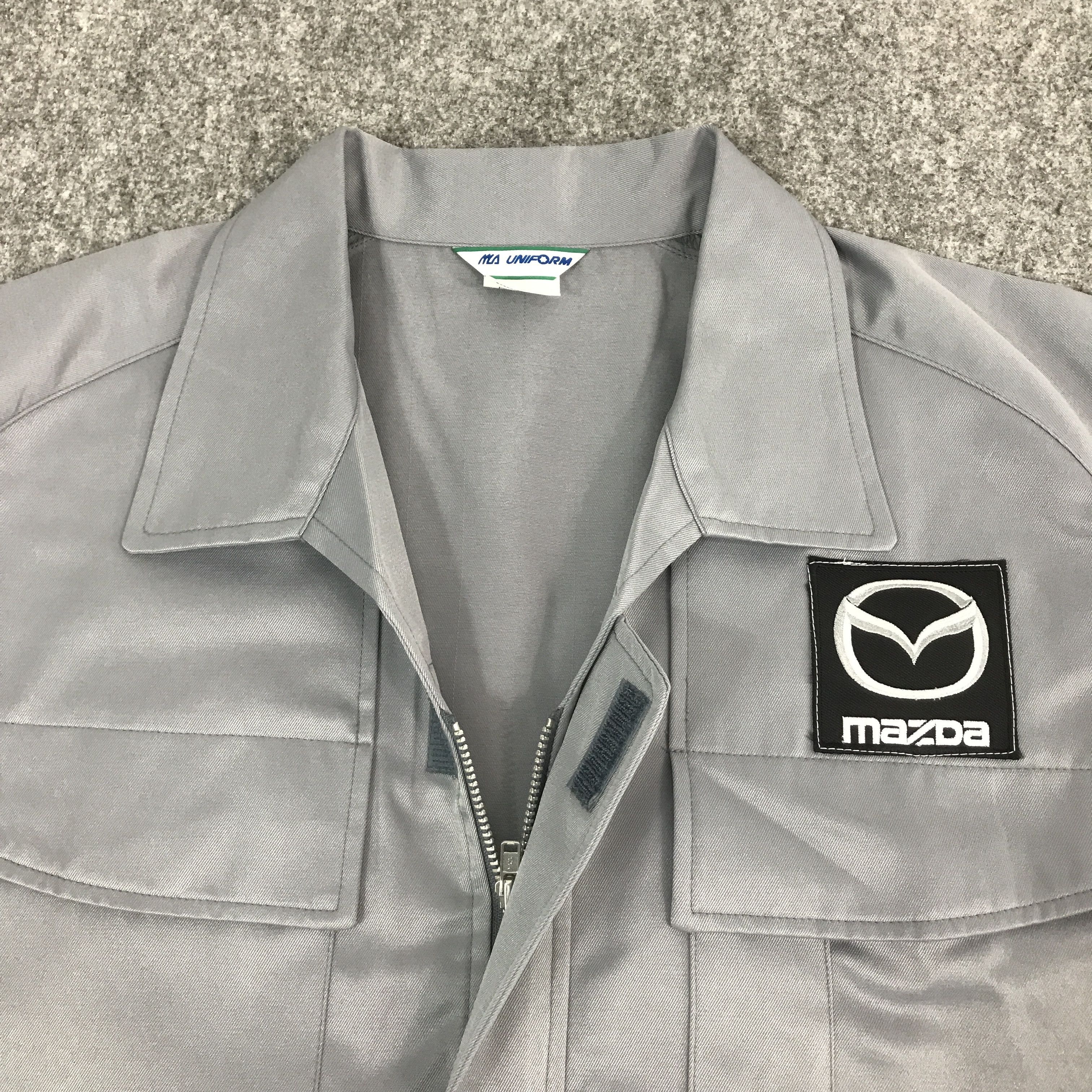 Japanese Brand × Sports Specialties Vtg mazda racing grey uniform custom Japan jacket Size US L / EU 52-54 / 3 - 8 Thumbnail