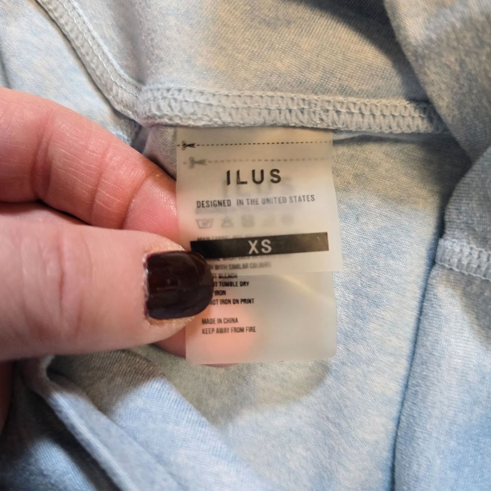 Vintage VINTAGE ILUS Pants Womens XS Blue Flare Crossover Waist Yoga Athleisure Casual Size 26" / US 2 / IT 38 - 4 Thumbnail