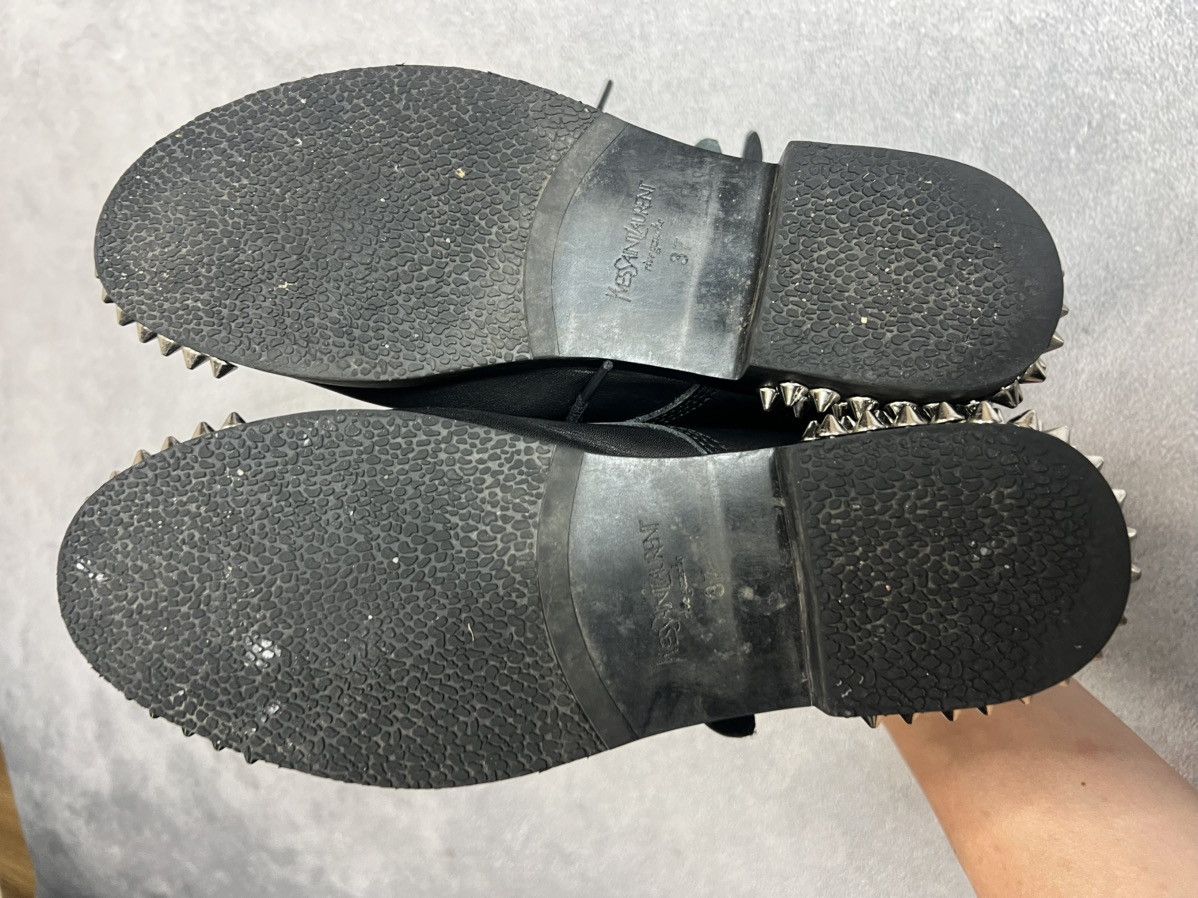 Yves Saint Laurent YvesSaintLaurent Luxury Biker Leather hype archival shoes Size US 7.5 / IT 37.5 - 7 Thumbnail
