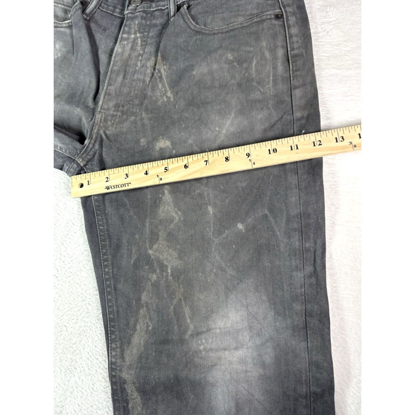 Levi's Levi's 541 Jeans Mens 34x32 Gray Athletic Taper Denim Pants Casual Size US 34 / EU 50 - 6 Thumbnail