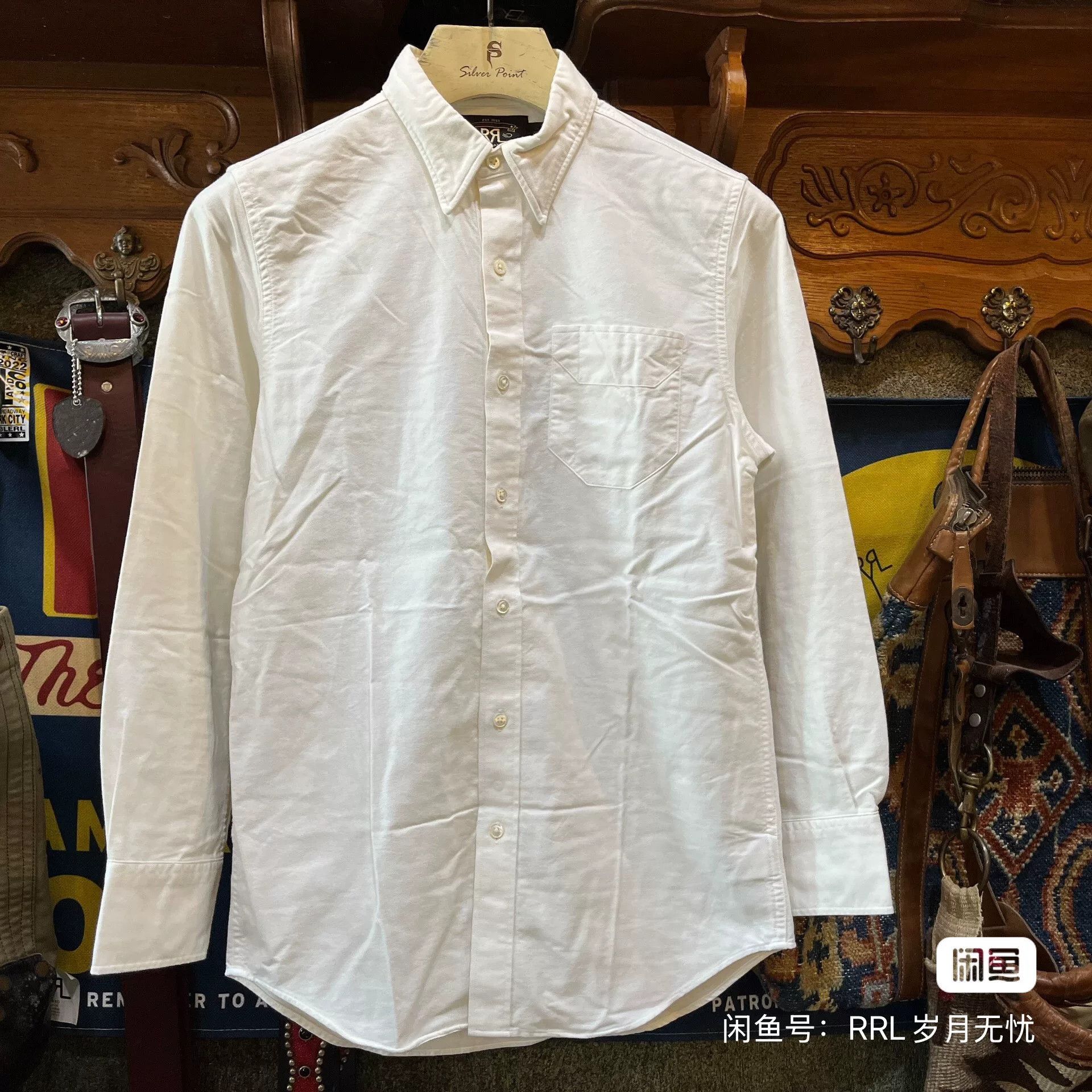RRL Ralph Lauren RRL White Cotton Shirt Size US S / EU 44-46 / 1 - 1 Thumbnail