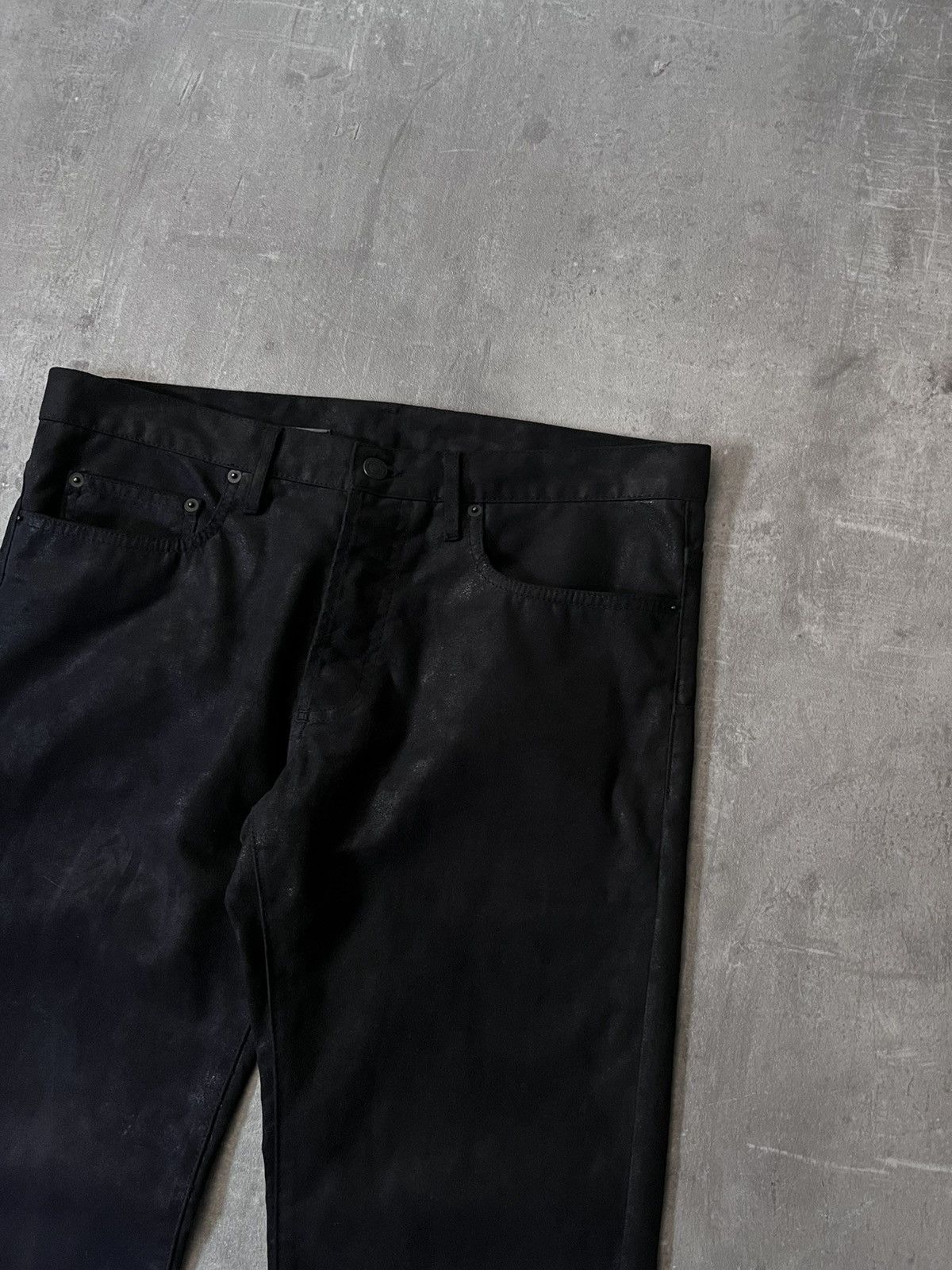 Dior Dior Homme A/W 08 by KVA Glitter pantas black moleskin Size US 33 - 4 Thumbnail
