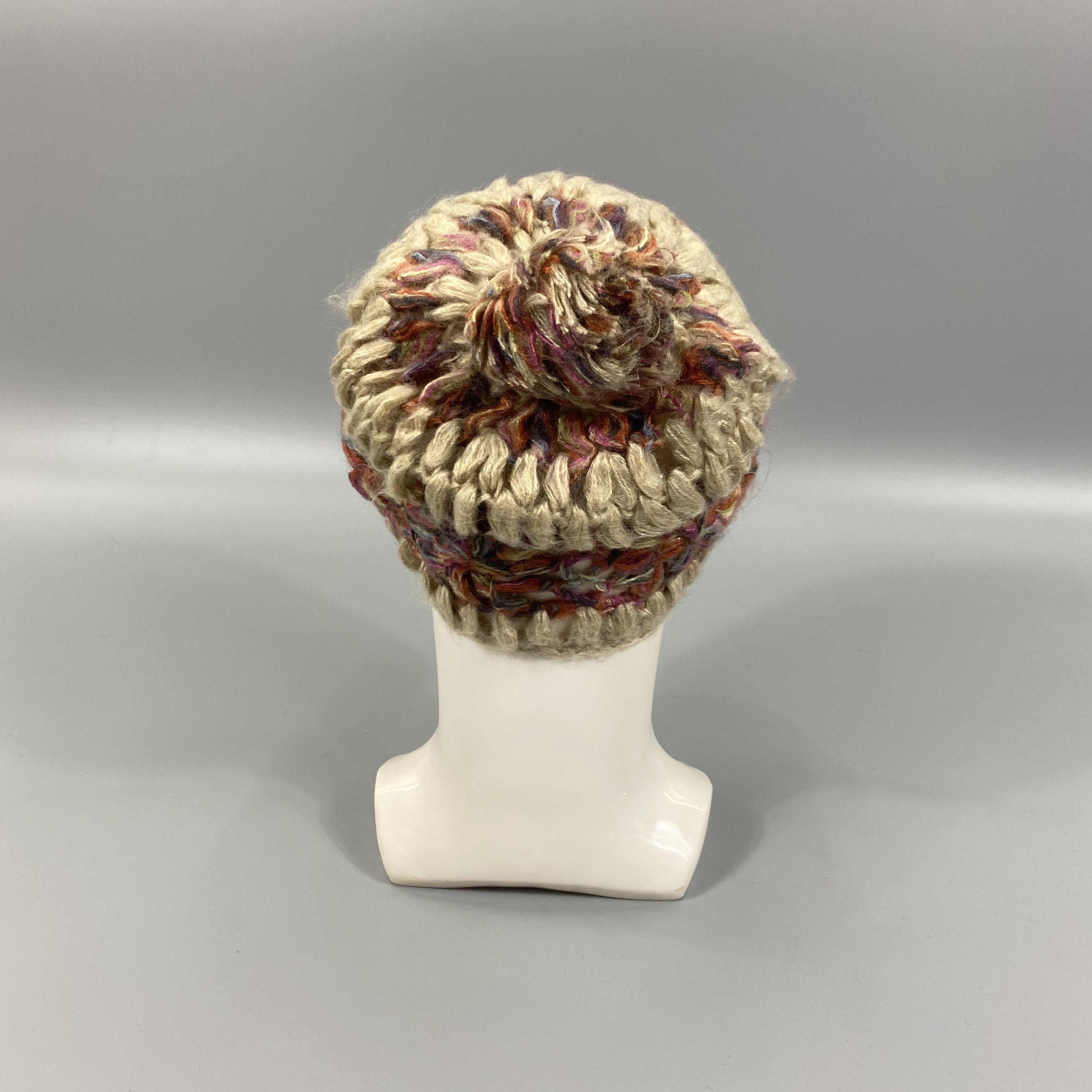 Japanese Brand Crochet Winter Knit Hat Beanie -BN782 Size ONE SIZE - 4 Thumbnail