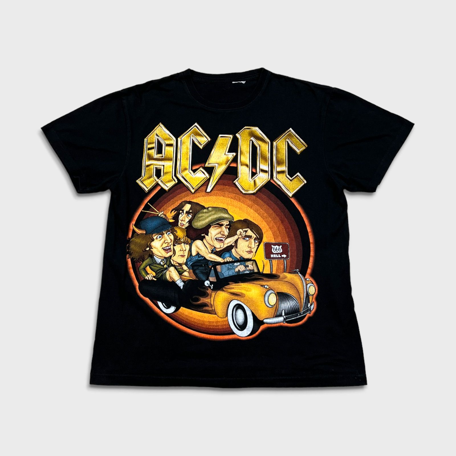AC/DC × Band Tees × Vintage VTG Y2K AC/DC Medium Double Side Highway To Hell Band Tee Size US M / EU 48-50 / 2 - 1 Thumbnail