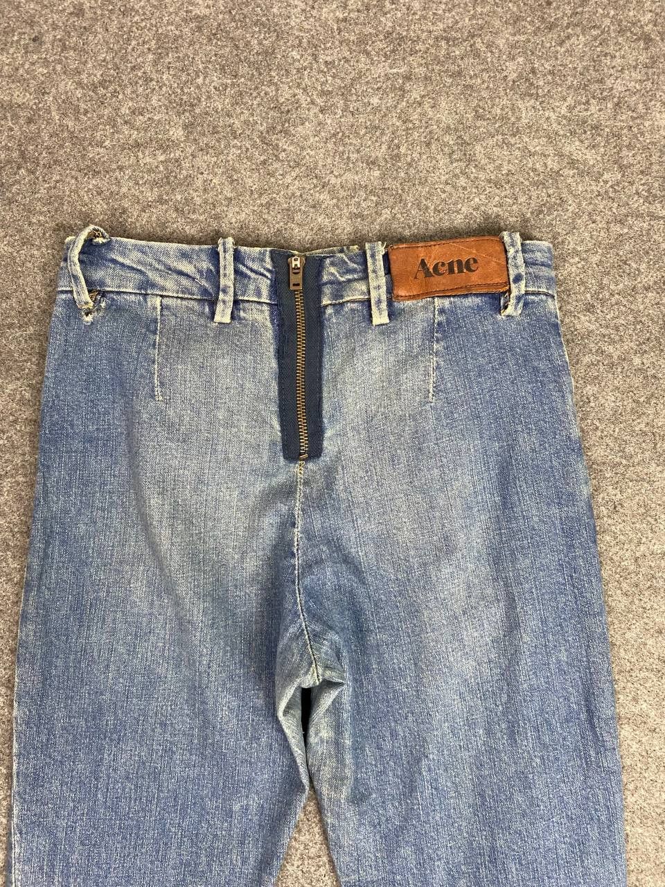Acne Studios vintage acne jeans zipper at the back design Size 29" - 3 Thumbnail
