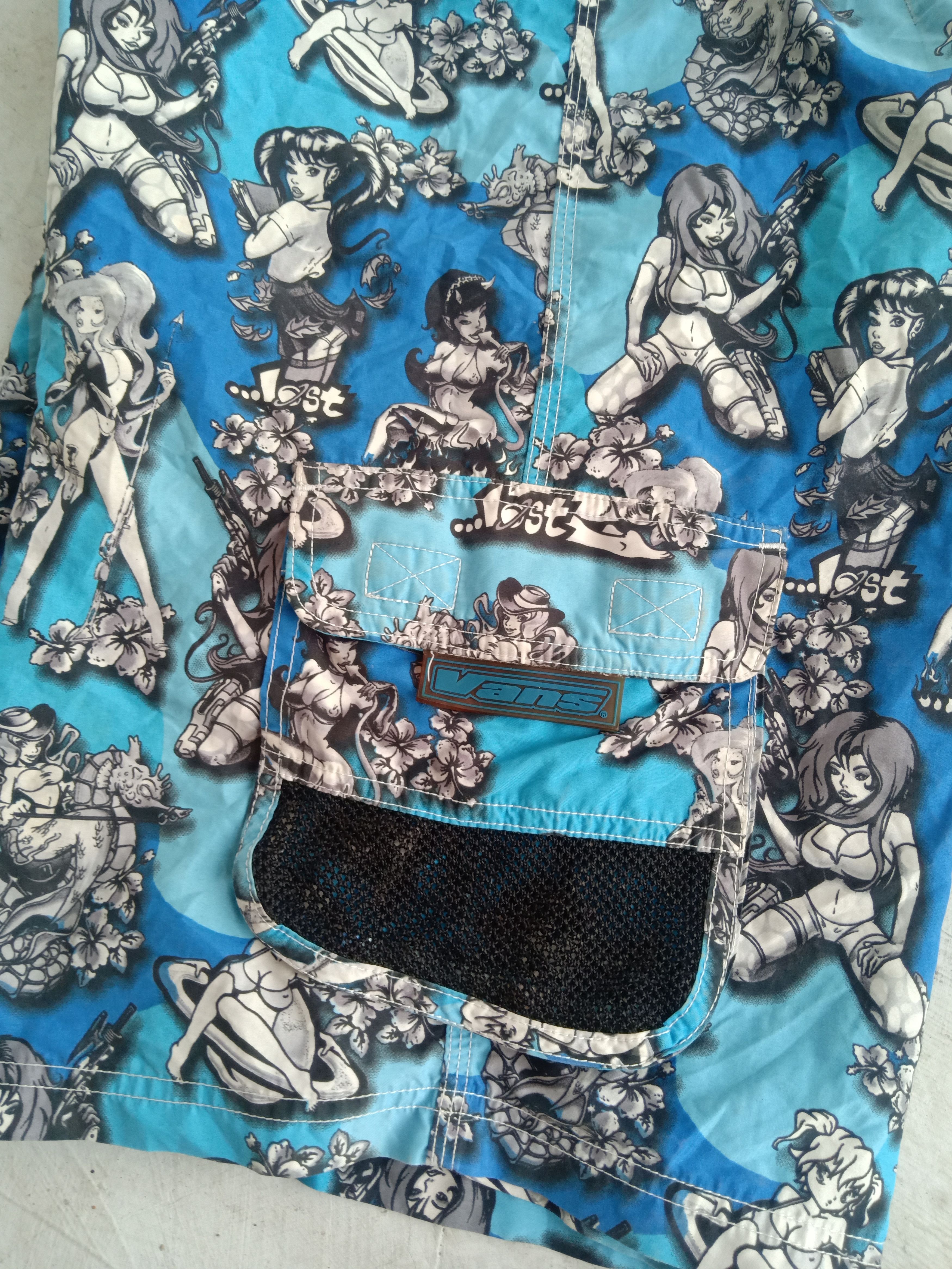 Lost Enterprises × Vans Vintage lost x Vans all over print pin-up girl board shorts Size US 32 / EU 48 - 7 Thumbnail