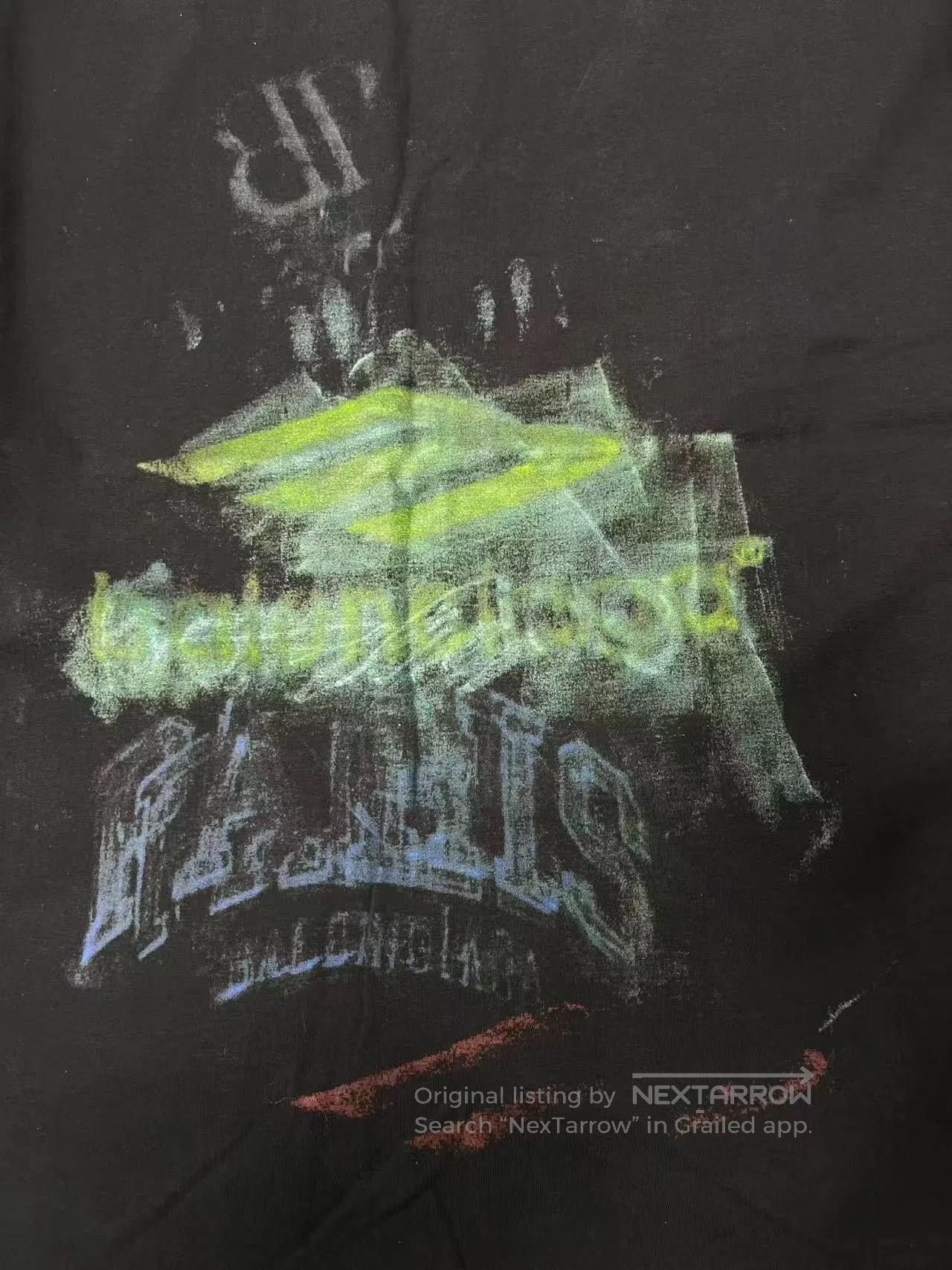 Balenciaga Balenciaga Faded Crew Neck Printed T-Shirt Women. Size M / US 6-8 / IT 42-44 - 3 Thumbnail