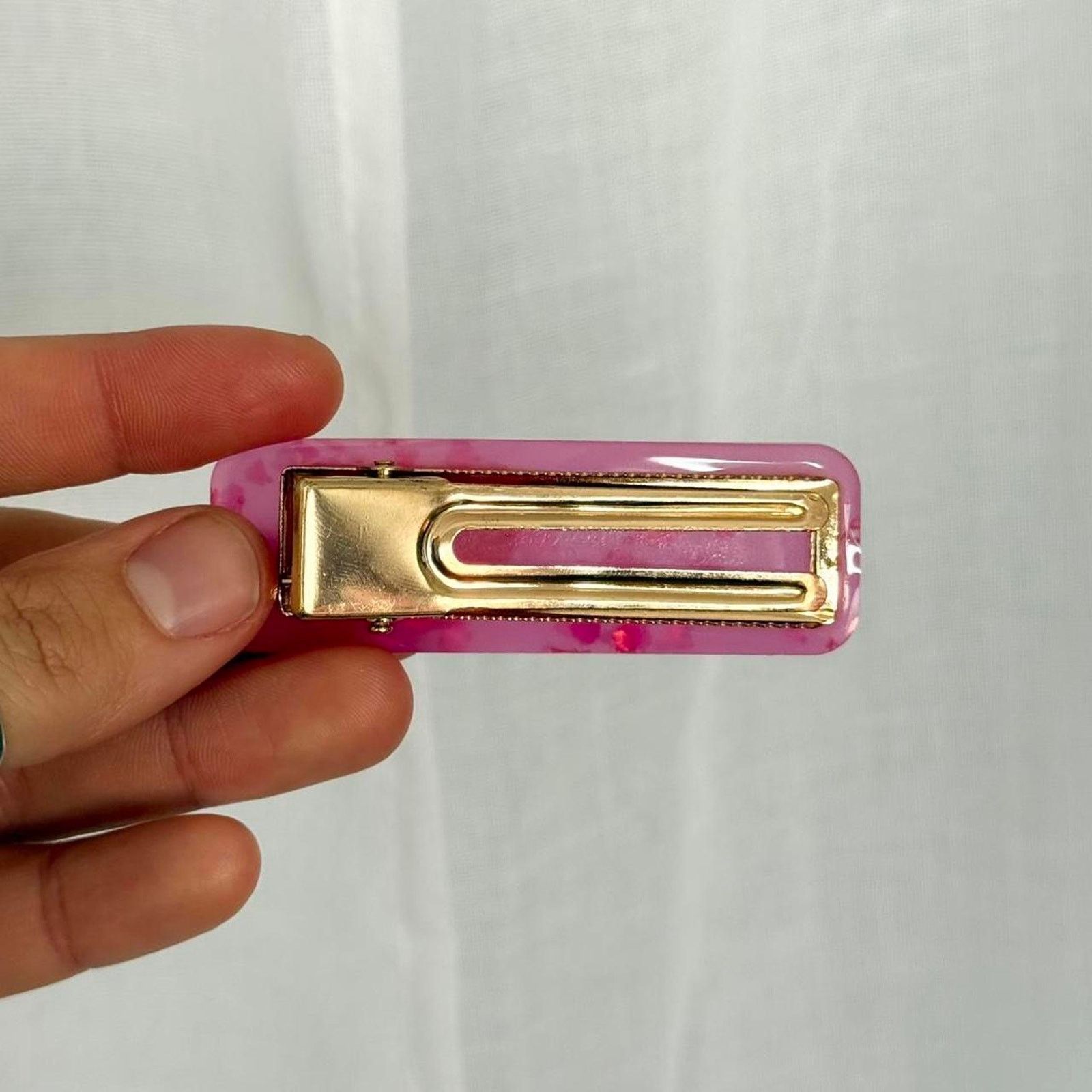 Other ✿ pink resin heart hair clip ✿ Size ONE SIZE - 3 Thumbnail