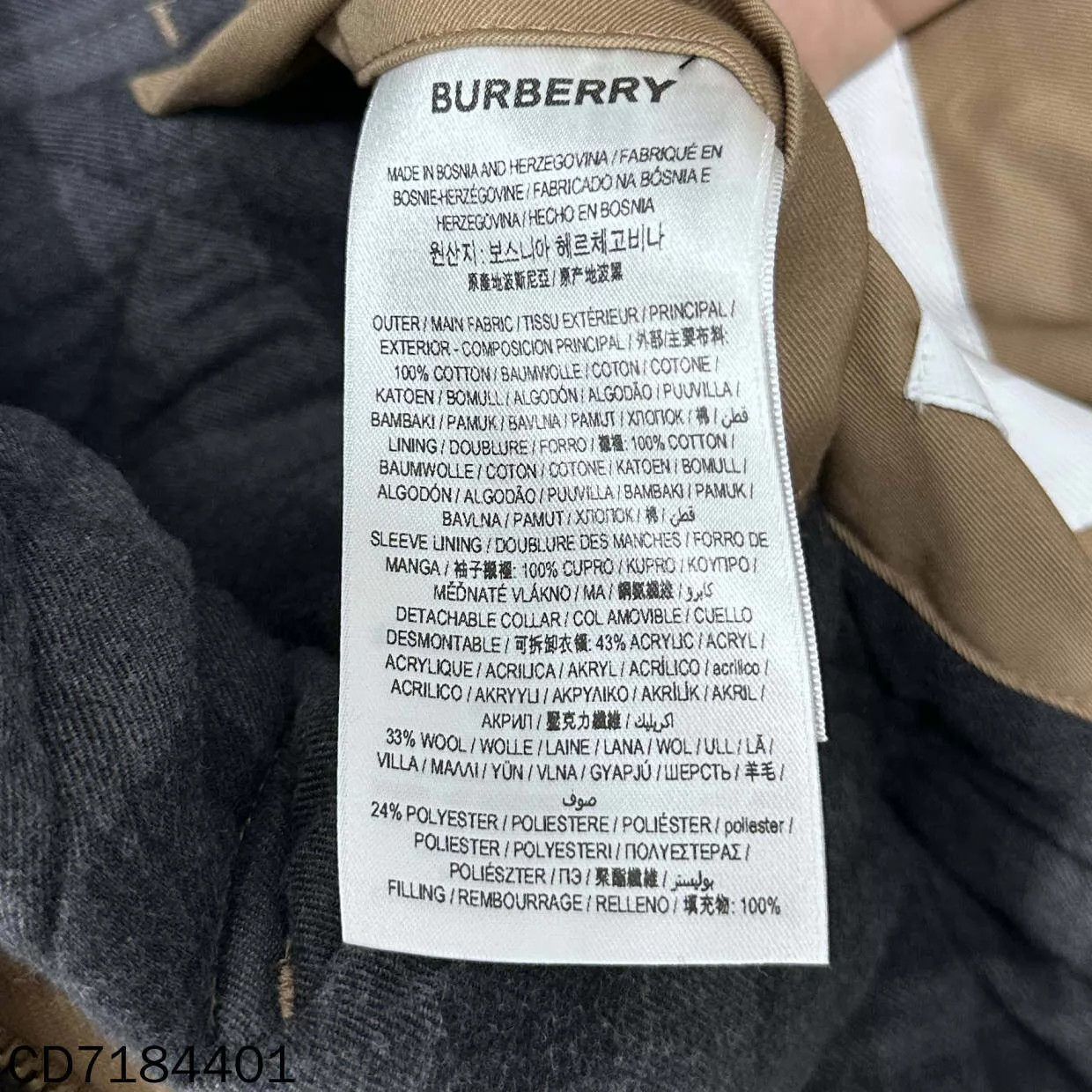 Burberry Burberry Solid Color Shirt-Collar Cotton Jacket XS Size XS / US 0-2 / IT 36-38 - 4 Thumbnail