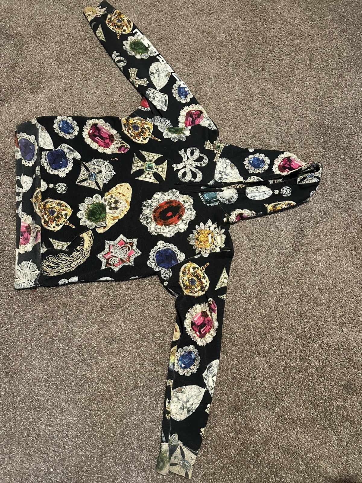 Supreme Supreme Jewels Hooded Sweatshirt Size US XL / EU 56 / 4 - 2 Thumbnail