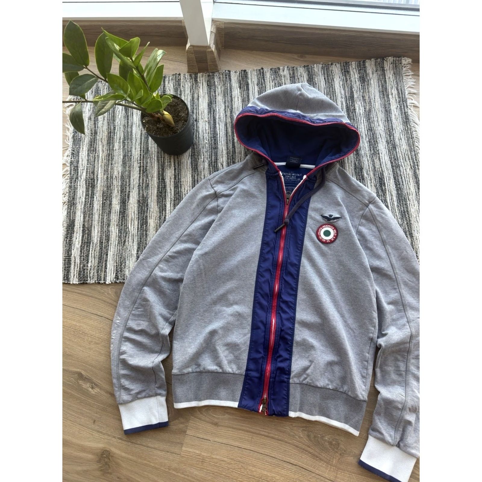 Aeronautica Militare VINTAGE Aeronautica Militare Hoodie Mens M Gray 90s Army Casual Full Zip Size US M / EU 48-50 / 2 - 3 Thumbnail