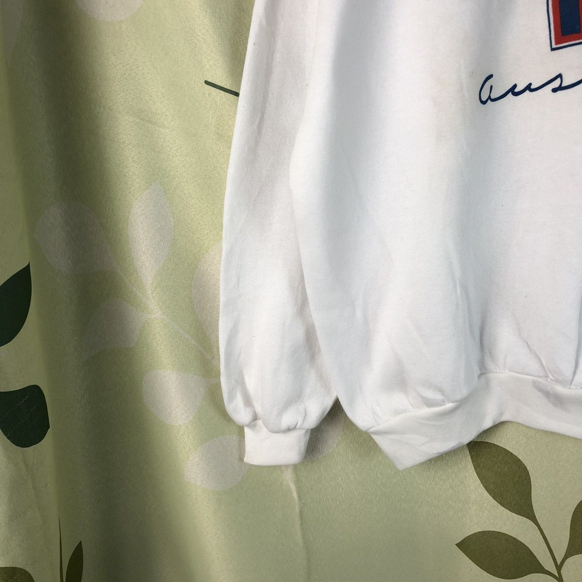 Vintage No Worries Mate White Sweatshirt #7460 Size US M / EU 48-50 / 2 - 7 Thumbnail