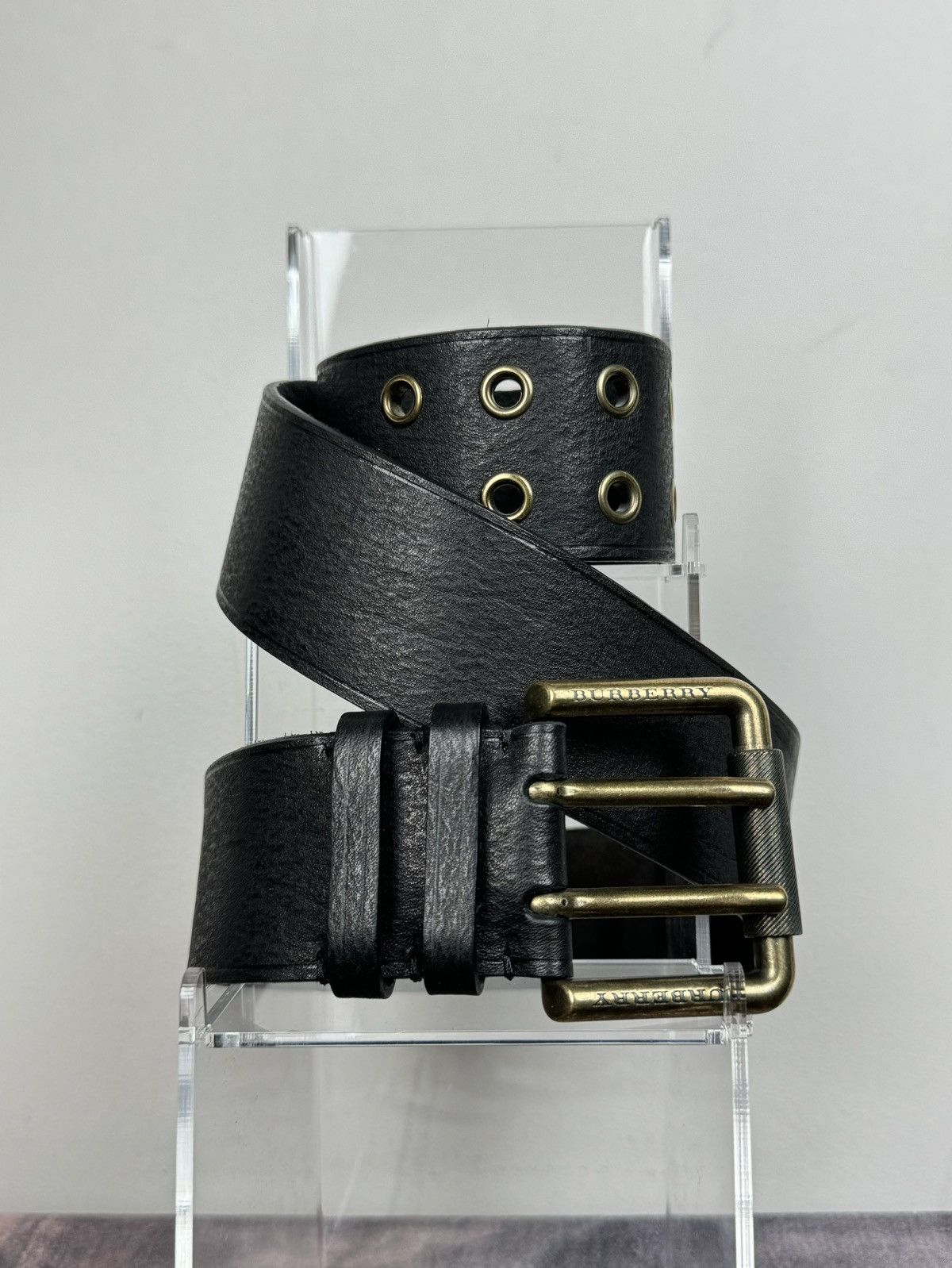 Burberry Leather belt Burberry y2k original luxury casual item Size ONE SIZE - 1 Thumbnail