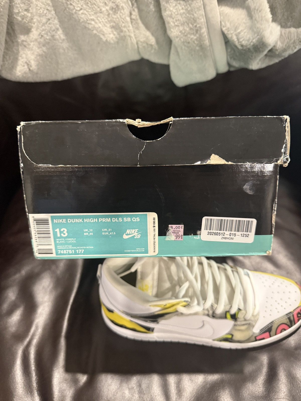 Nike Nike SB Dunk High De La Soul (2015) Size 13M DS OG ALL Size US 13 / EU 46 - 4 Thumbnail